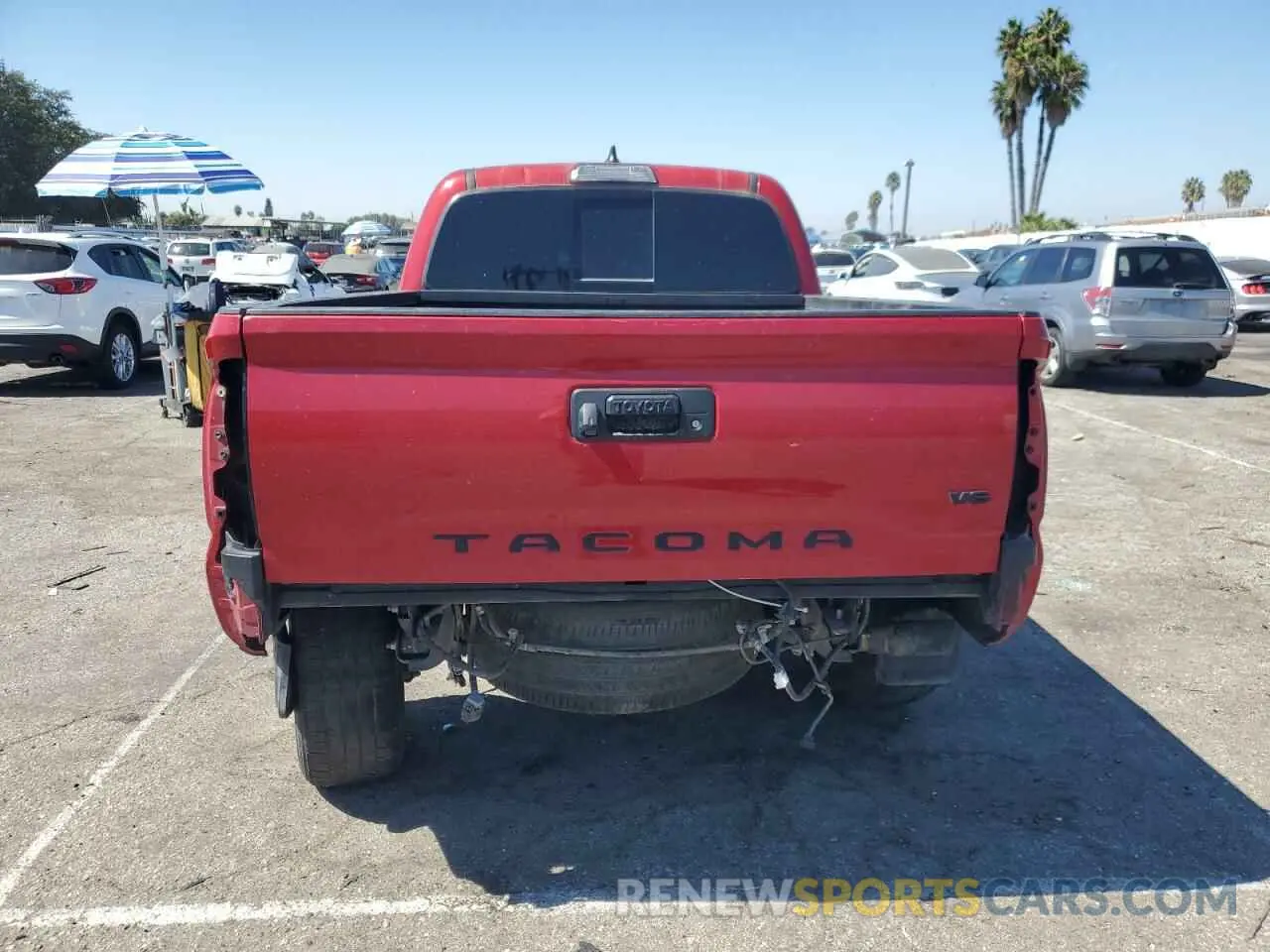 6 Photograph of a damaged car 3TMDZ5BN3KM078060 TOYOTA TACOMA 2019