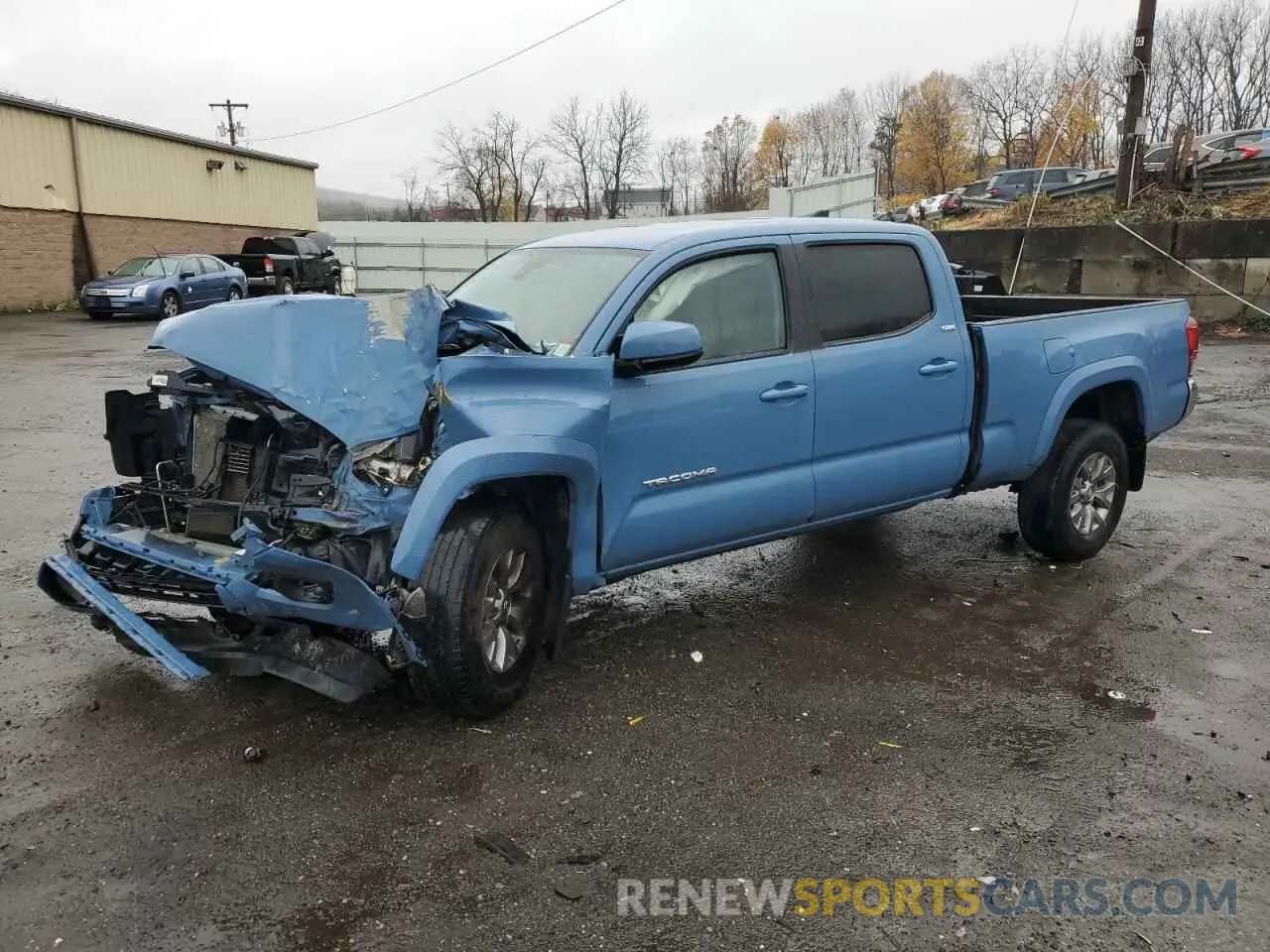1 Photograph of a damaged car 3TMDZ5BN4KM060442 TOYOTA TACOMA 2019
