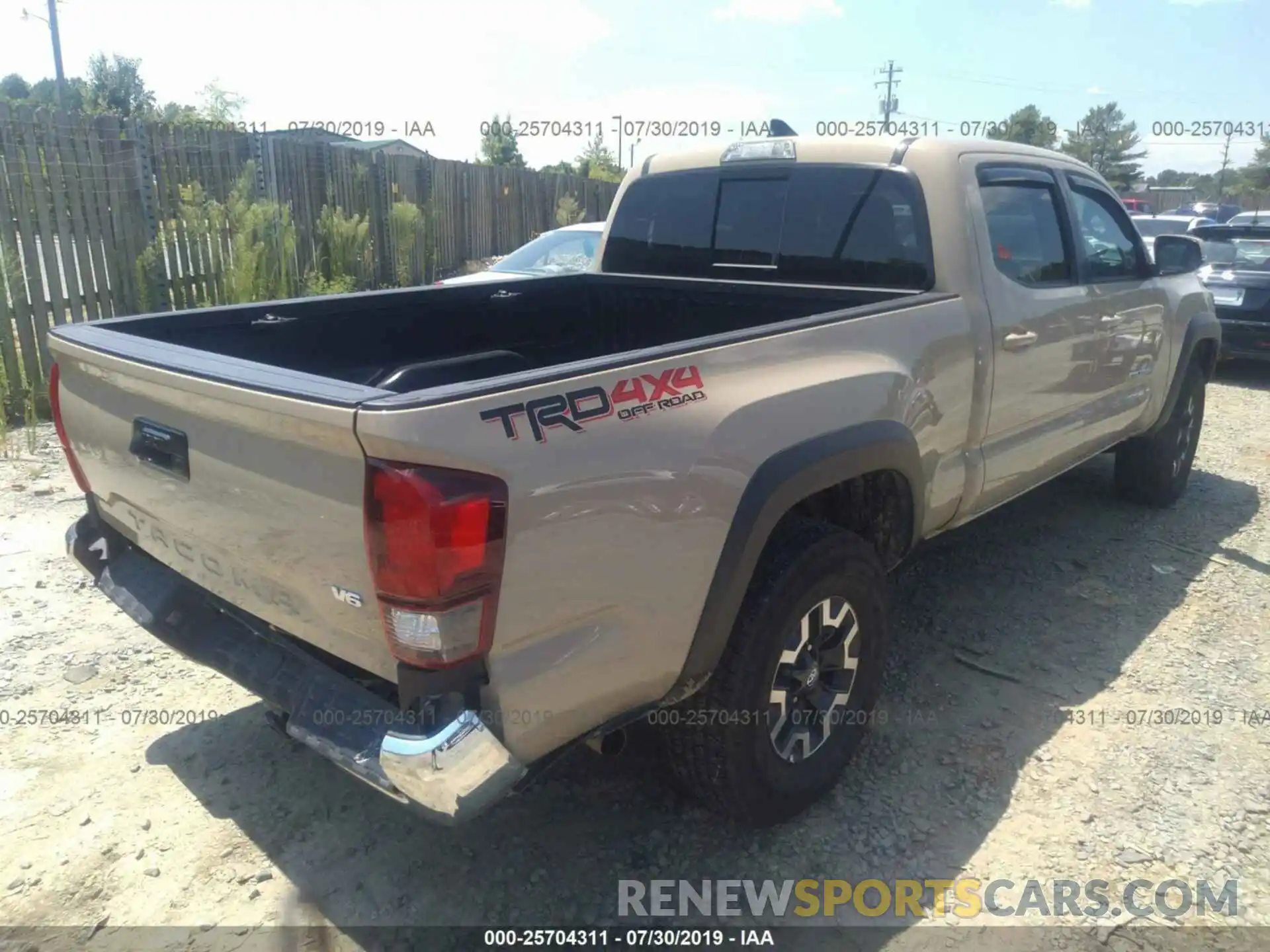 4 Photograph of a damaged car 3TMDZ5BN4KM061073 TOYOTA TACOMA 2019