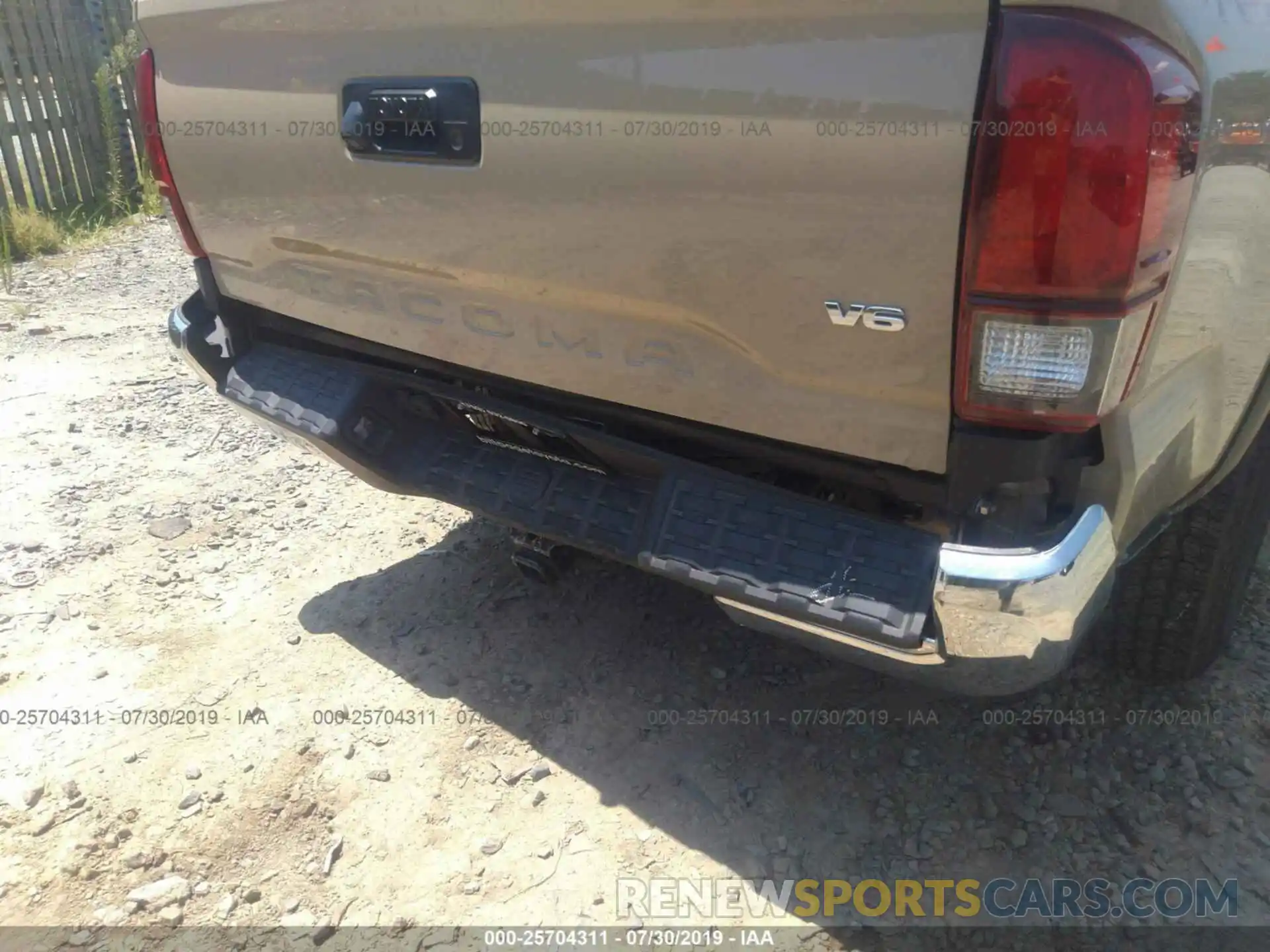 6 Photograph of a damaged car 3TMDZ5BN4KM061073 TOYOTA TACOMA 2019