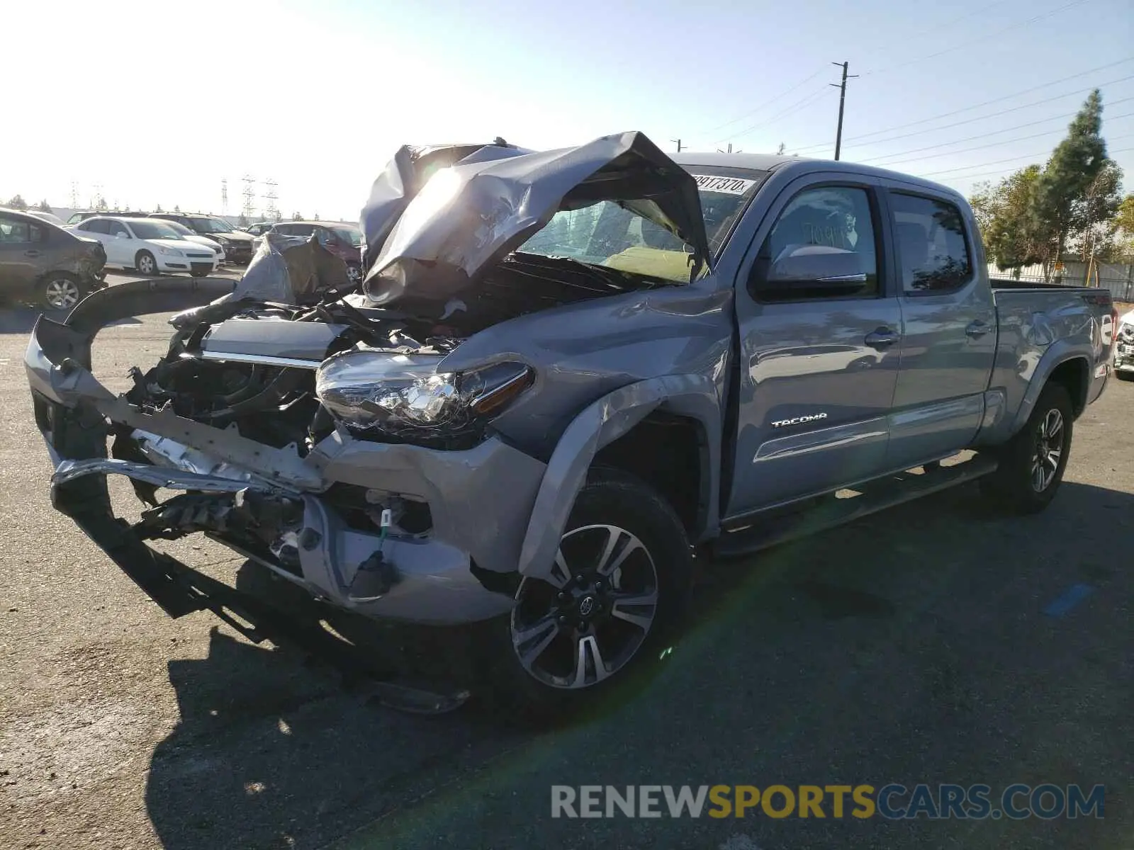 2 Photograph of a damaged car 3TMDZ5BN4KM065348 TOYOTA TACOMA 2019