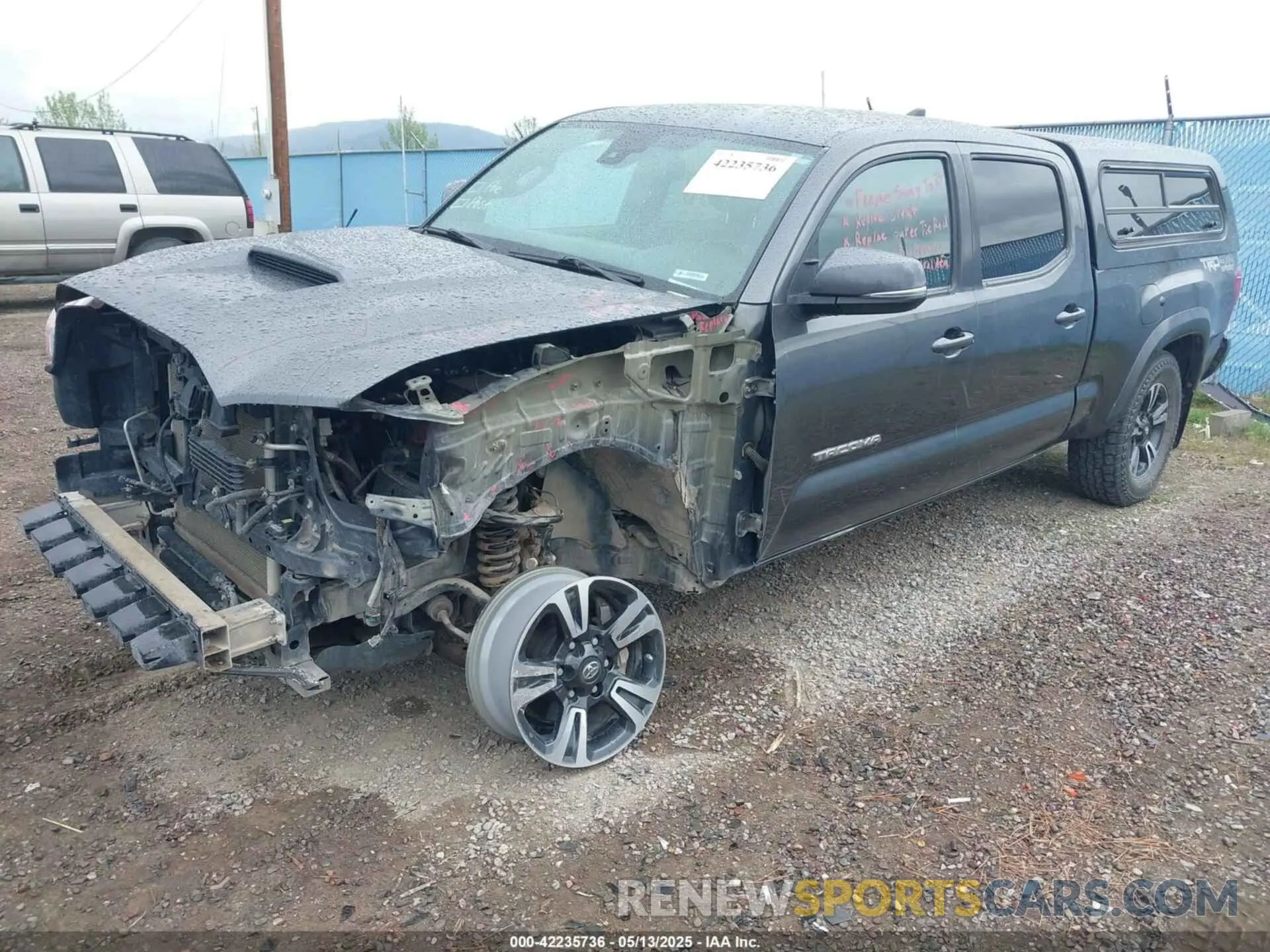 2 Photograph of a damaged car 3TMDZ5BN4KM068671 TOYOTA TACOMA 2019