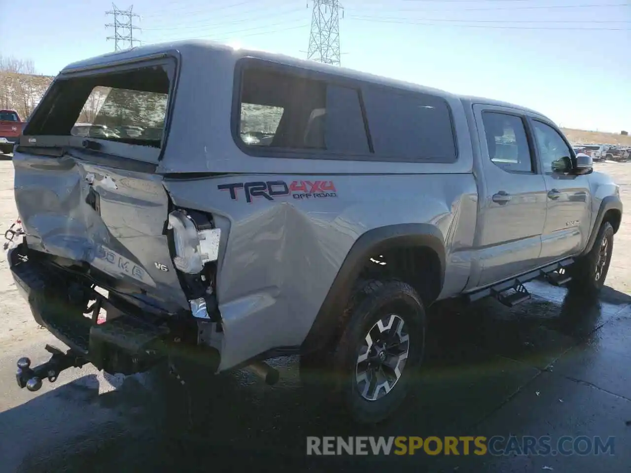 4 Photograph of a damaged car 3TMDZ5BN4KM076978 TOYOTA TACOMA 2019