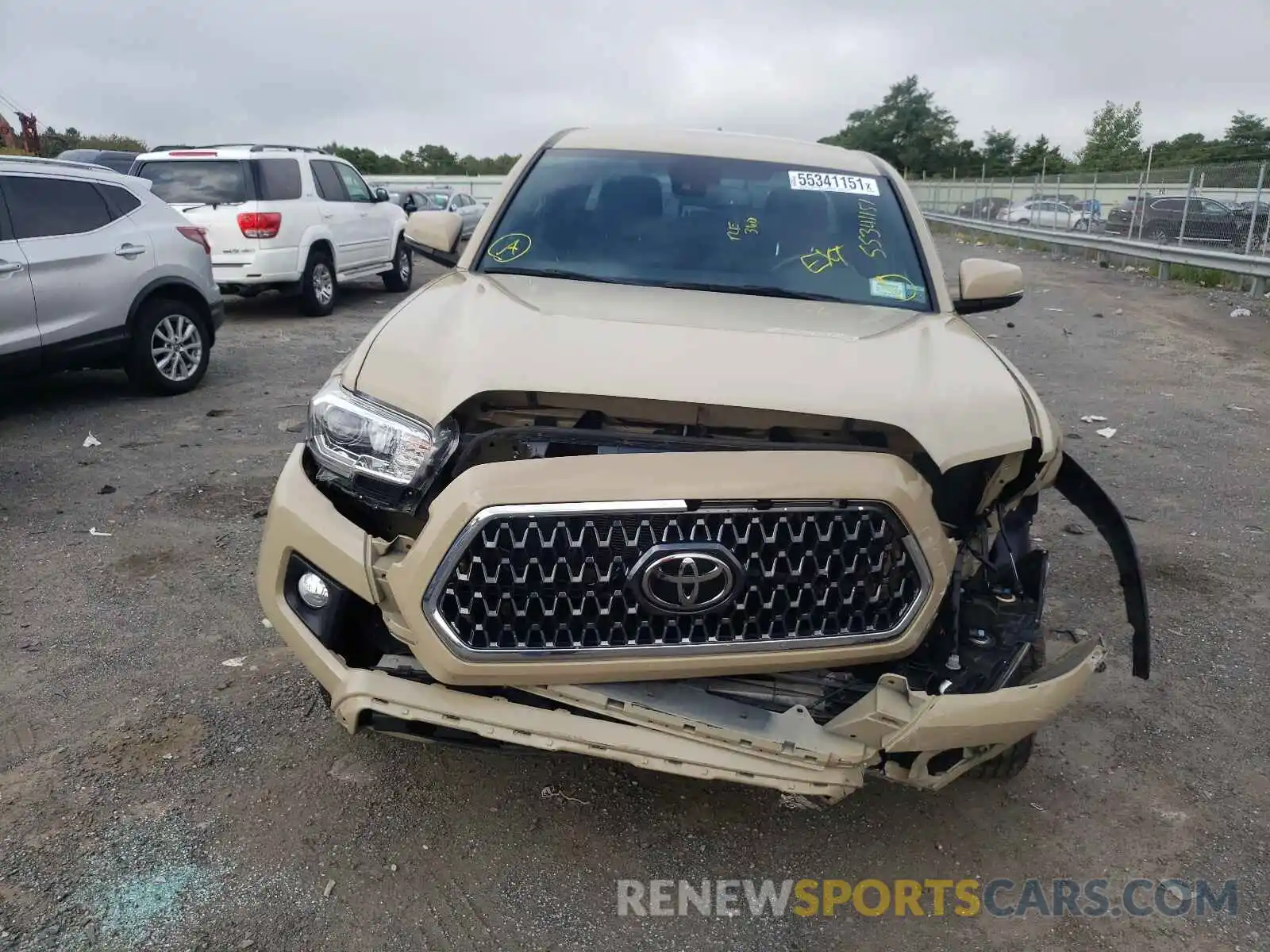 9 Photograph of a damaged car 3TMDZ5BN5KM058117 TOYOTA TACOMA 2019