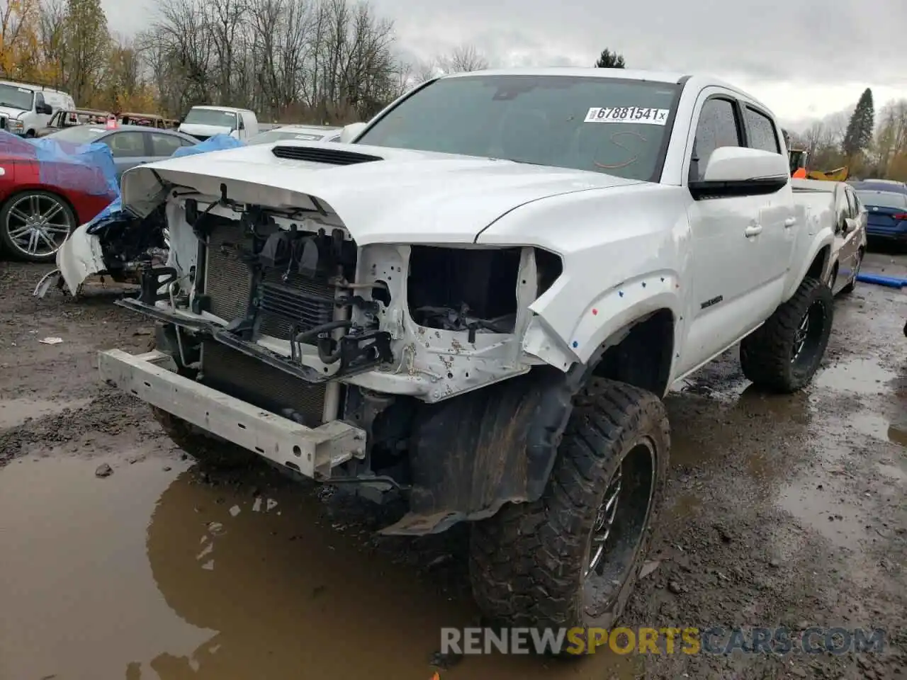 2 Photograph of a damaged car 3TMDZ5BN5KM062992 TOYOTA TACOMA 2019