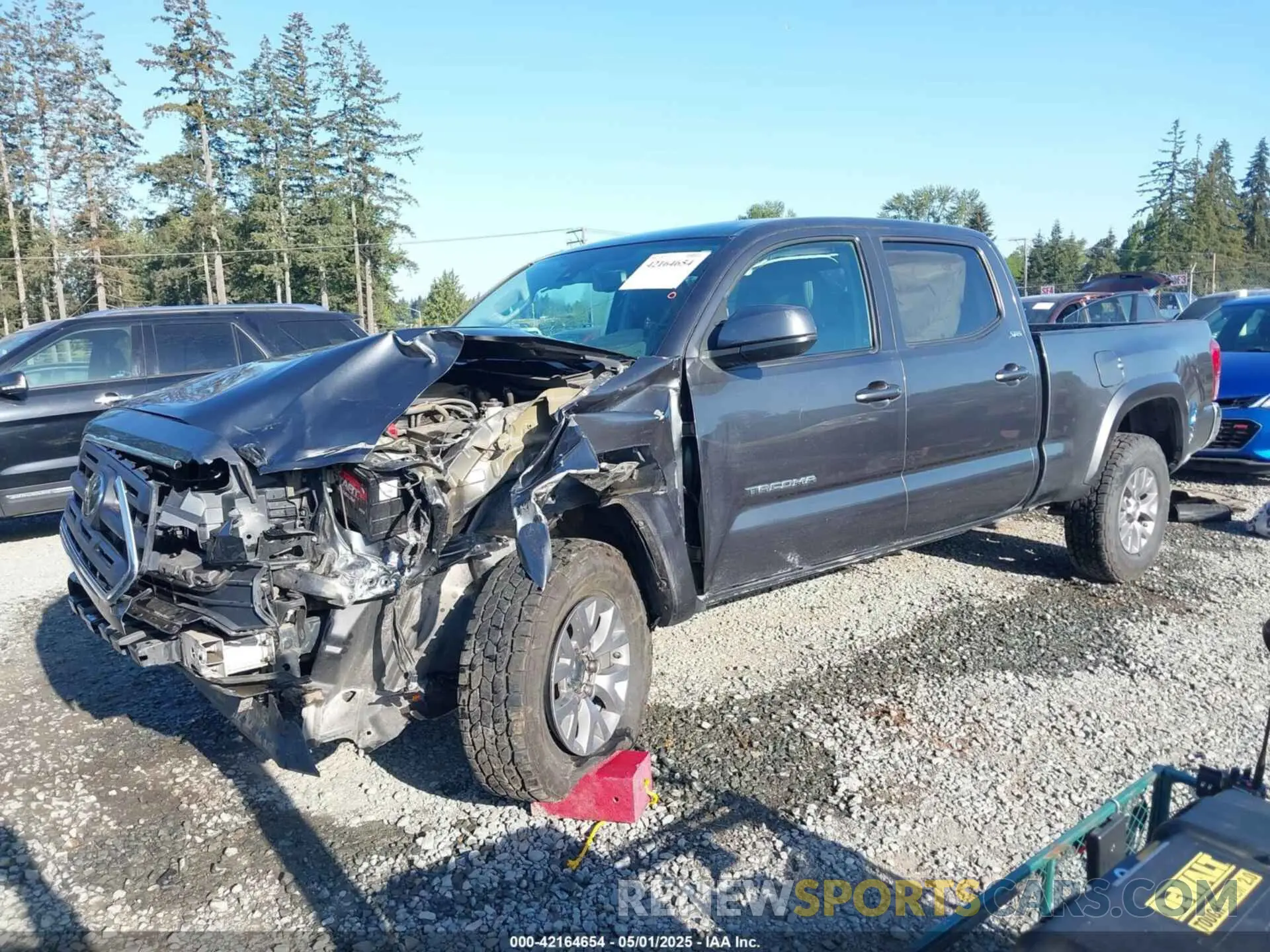 2 Photograph of a damaged car 3TMDZ5BN5KM071577 TOYOTA TACOMA 2019