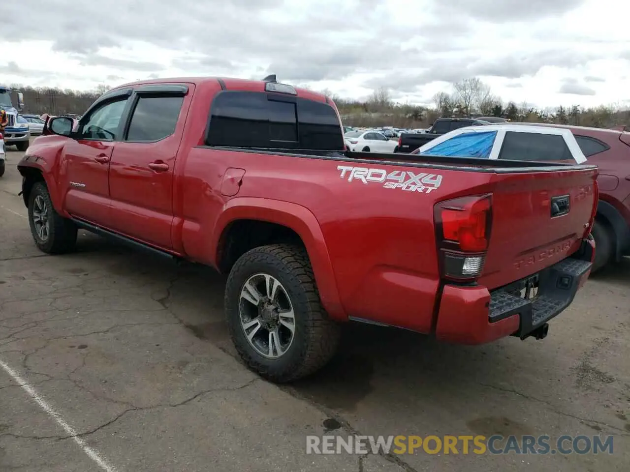 2 Photograph of a damaged car 3TMDZ5BN6KM059065 TOYOTA TACOMA 2019