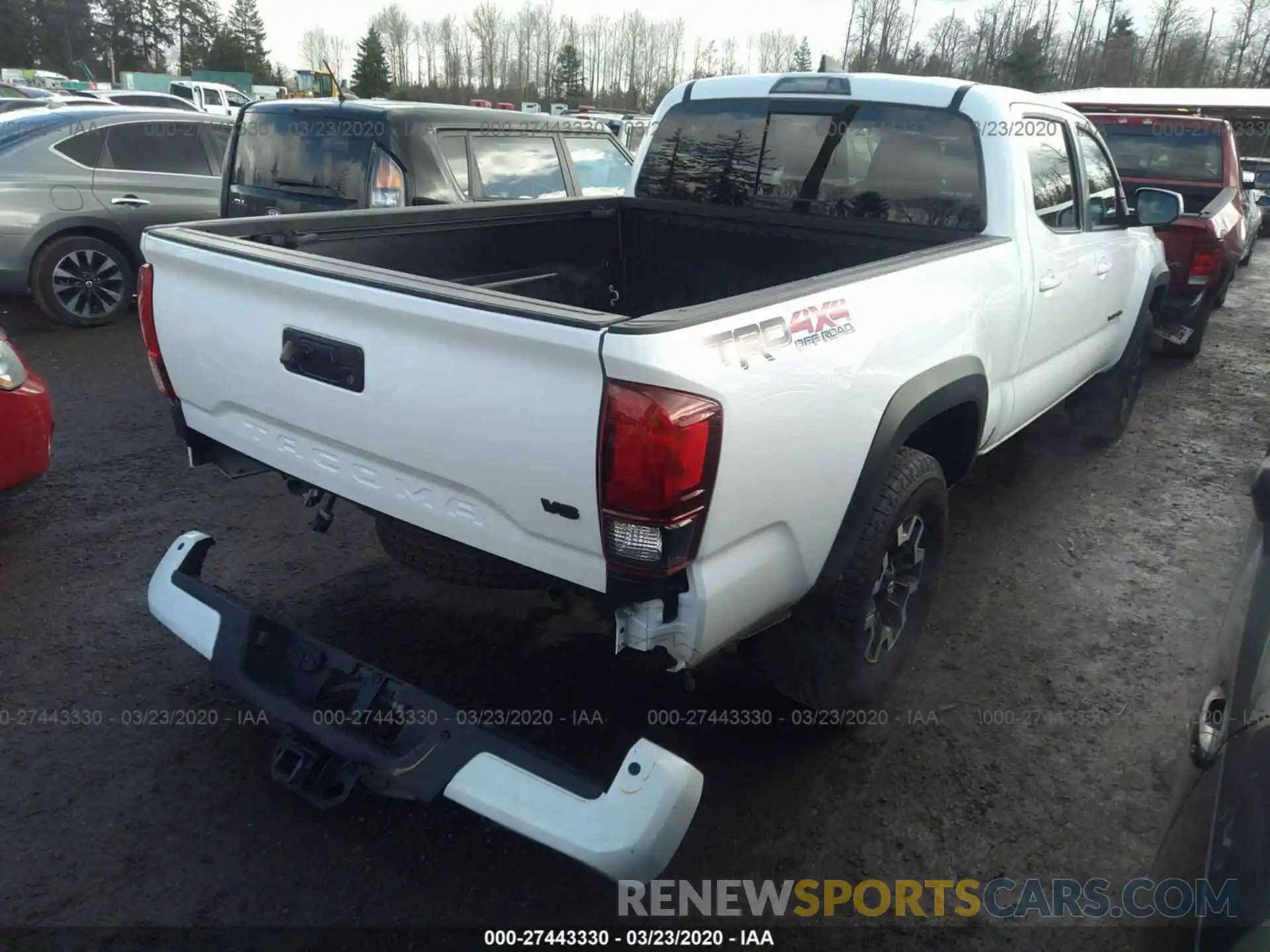 4 Photograph of a damaged car 3TMDZ5BN6KM061351 TOYOTA TACOMA 2019