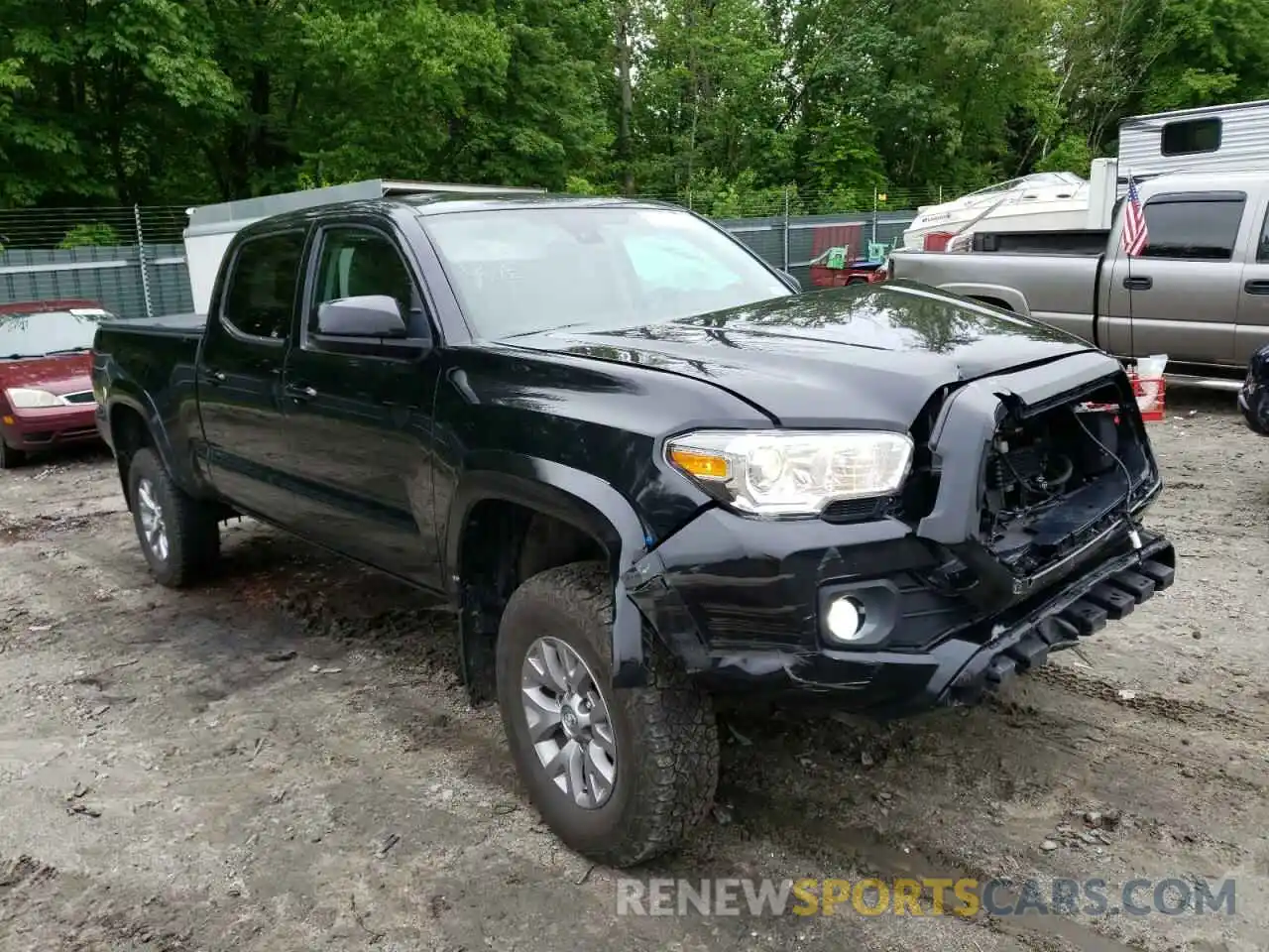 1 Photograph of a damaged car 3TMDZ5BN6KM065707 TOYOTA TACOMA 2019