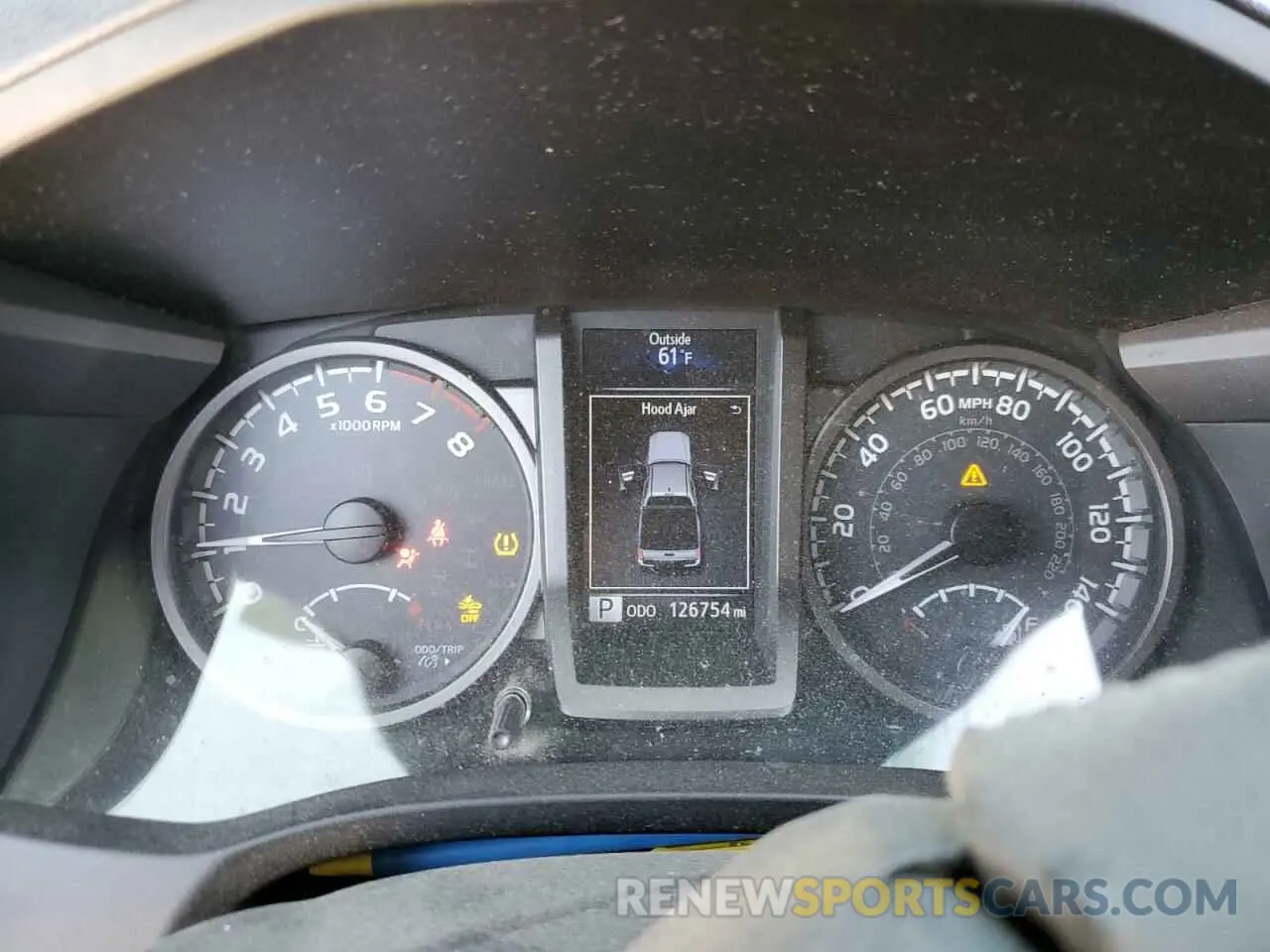9 Photograph of a damaged car 3TMDZ5BN6KM066680 TOYOTA TACOMA 2019