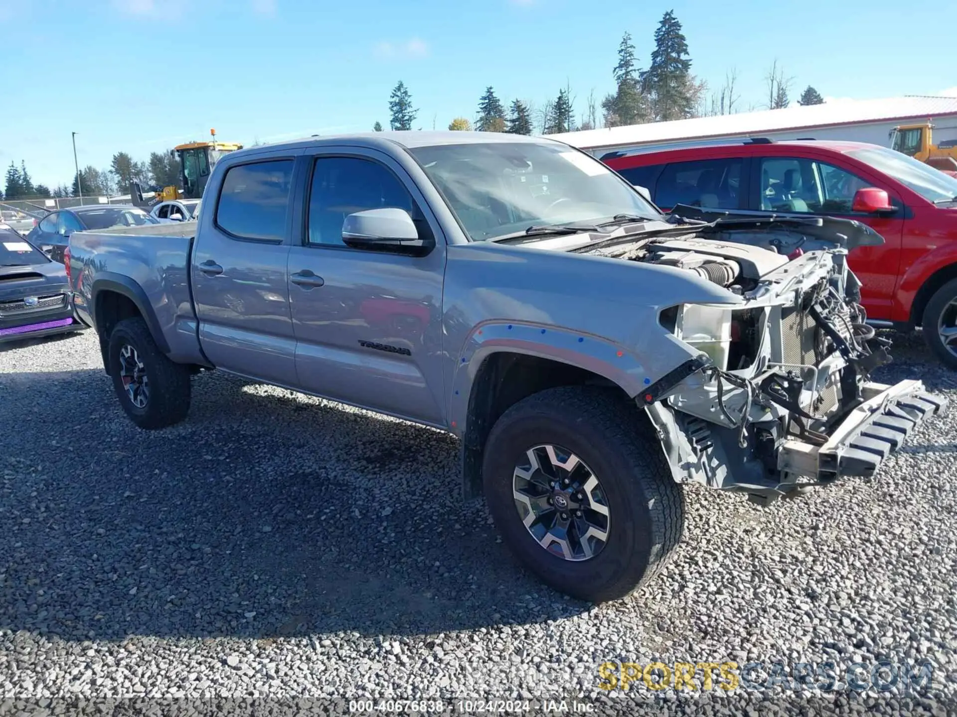 1 Photograph of a damaged car 3TMDZ5BN6KM071135 TOYOTA TACOMA 2019
