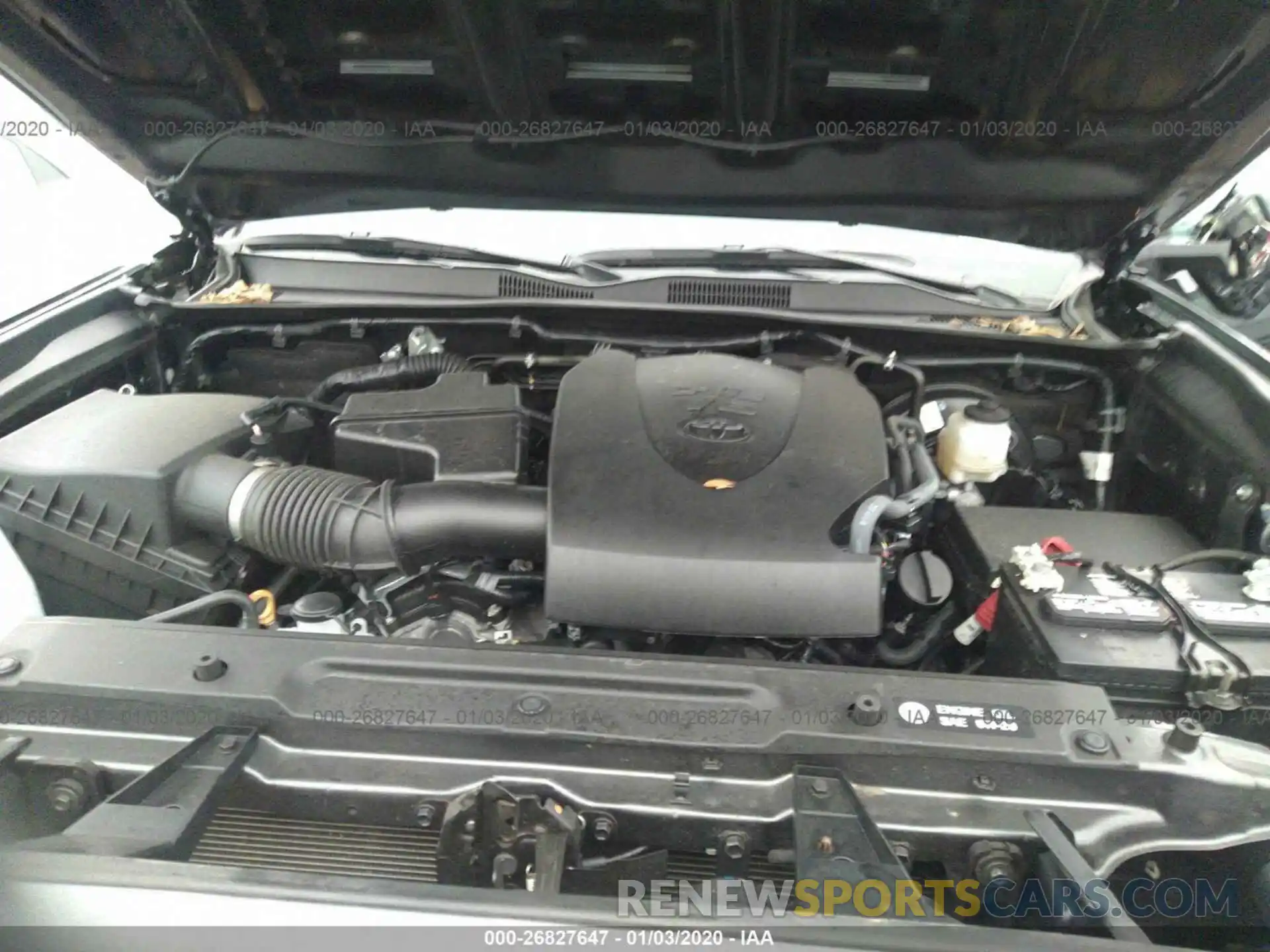 10 Photograph of a damaged car 3TMDZ5BN8KM057141 TOYOTA TACOMA 2019