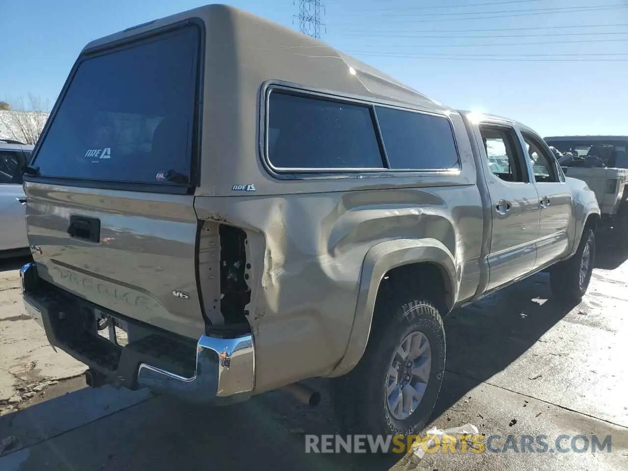 3 Photograph of a damaged car 3TMDZ5BN8KM078135 TOYOTA TACOMA 2019