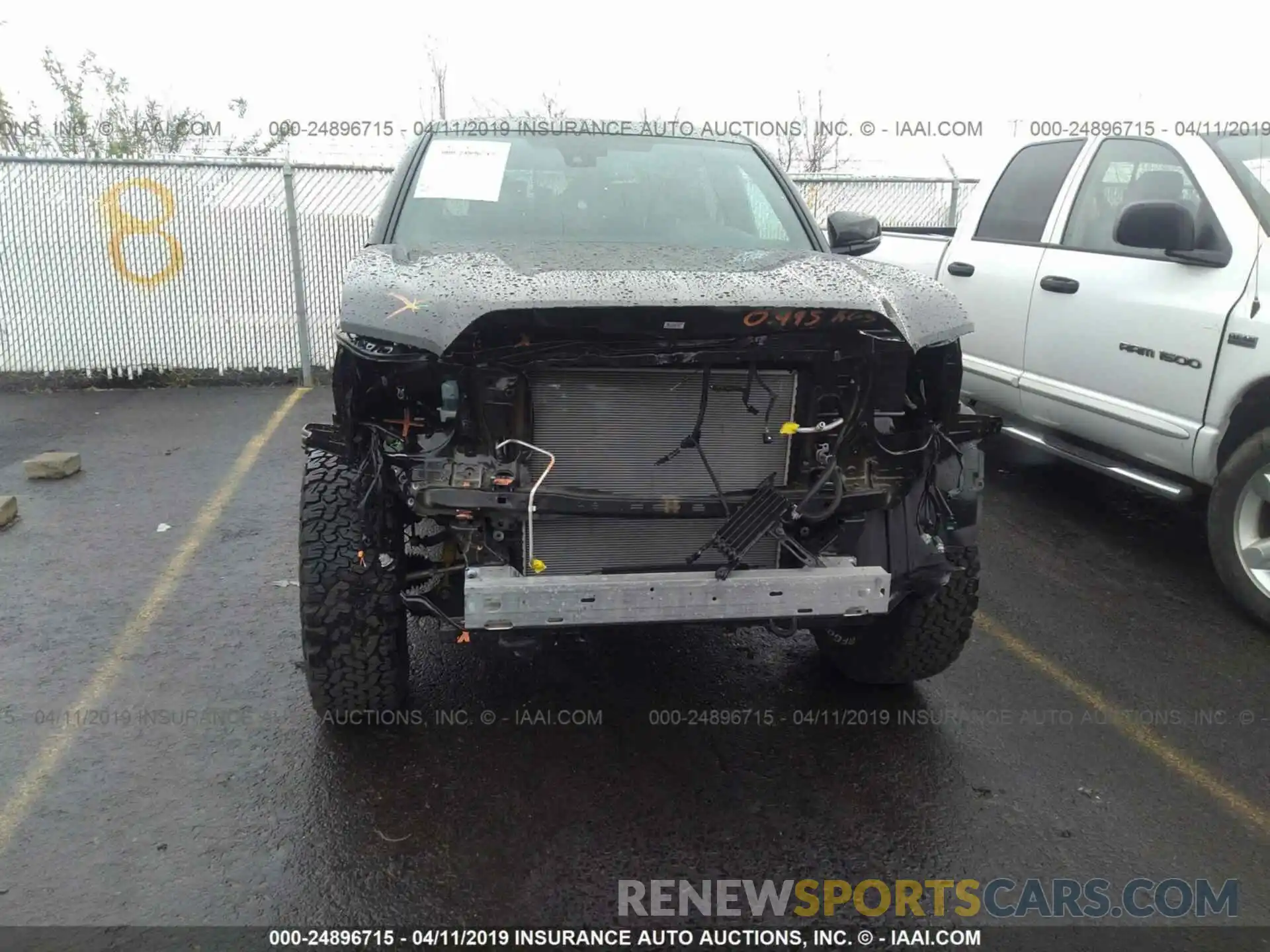 6 Photograph of a damaged car 3TMDZ5BN9KM060971 TOYOTA TACOMA 2019