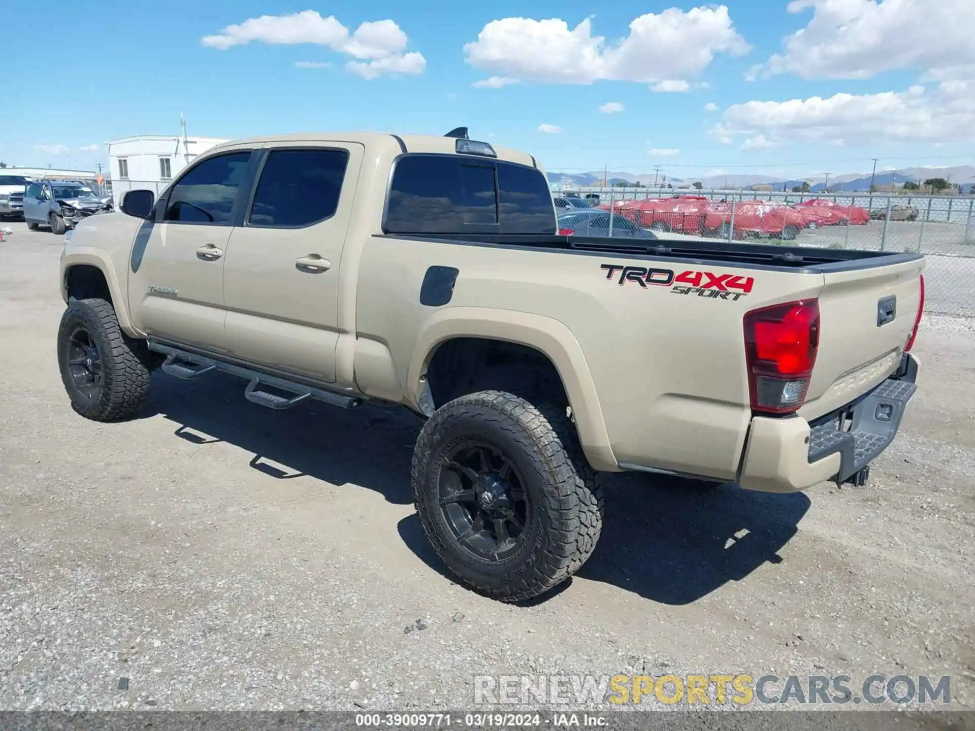 3 Photograph of a damaged car 3TMDZ5BN9KM070299 TOYOTA TACOMA 2019