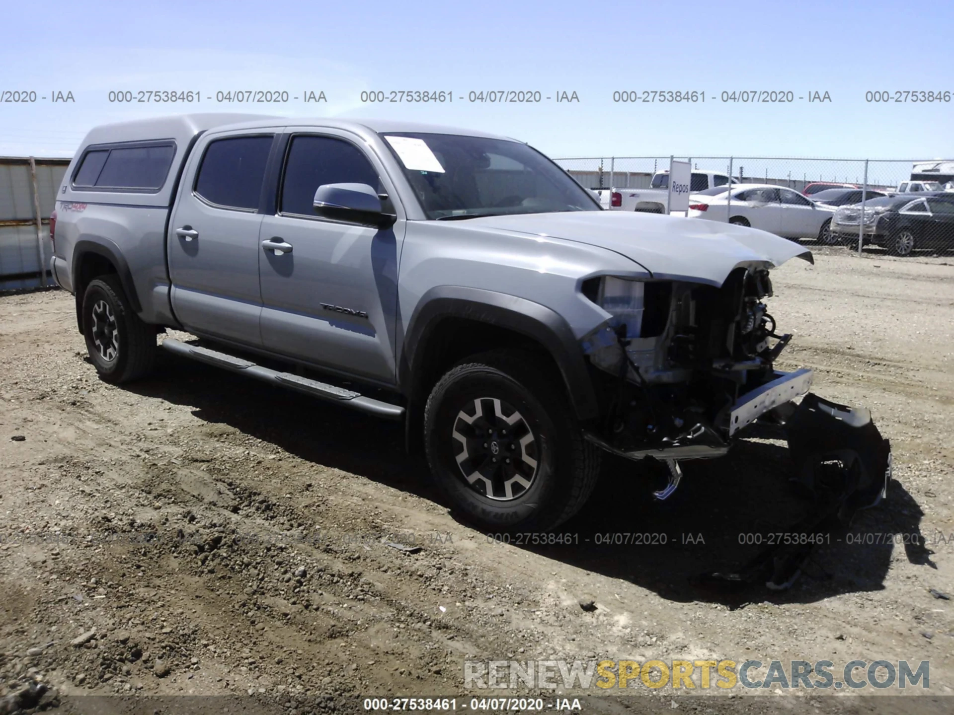 1 Photograph of a damaged car 3TMDZ5BN9KM076653 TOYOTA TACOMA 2019