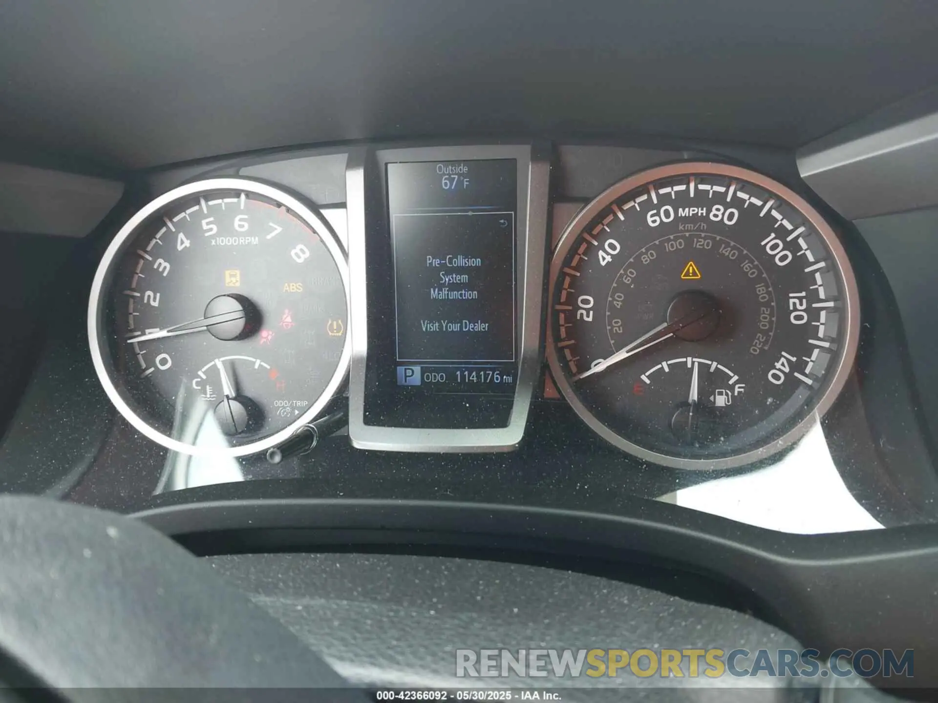 7 Photograph of a damaged car 3TMGZ5AN4KM240499 TOYOTA TACOMA 2019