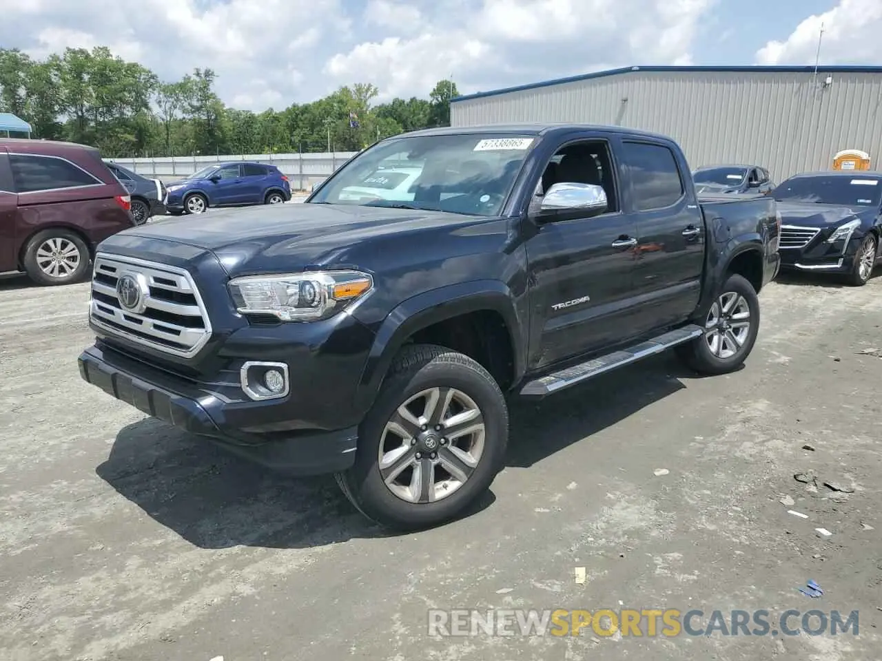 1 Photograph of a damaged car 3TMGZ5AN5KM222495 TOYOTA TACOMA 2019