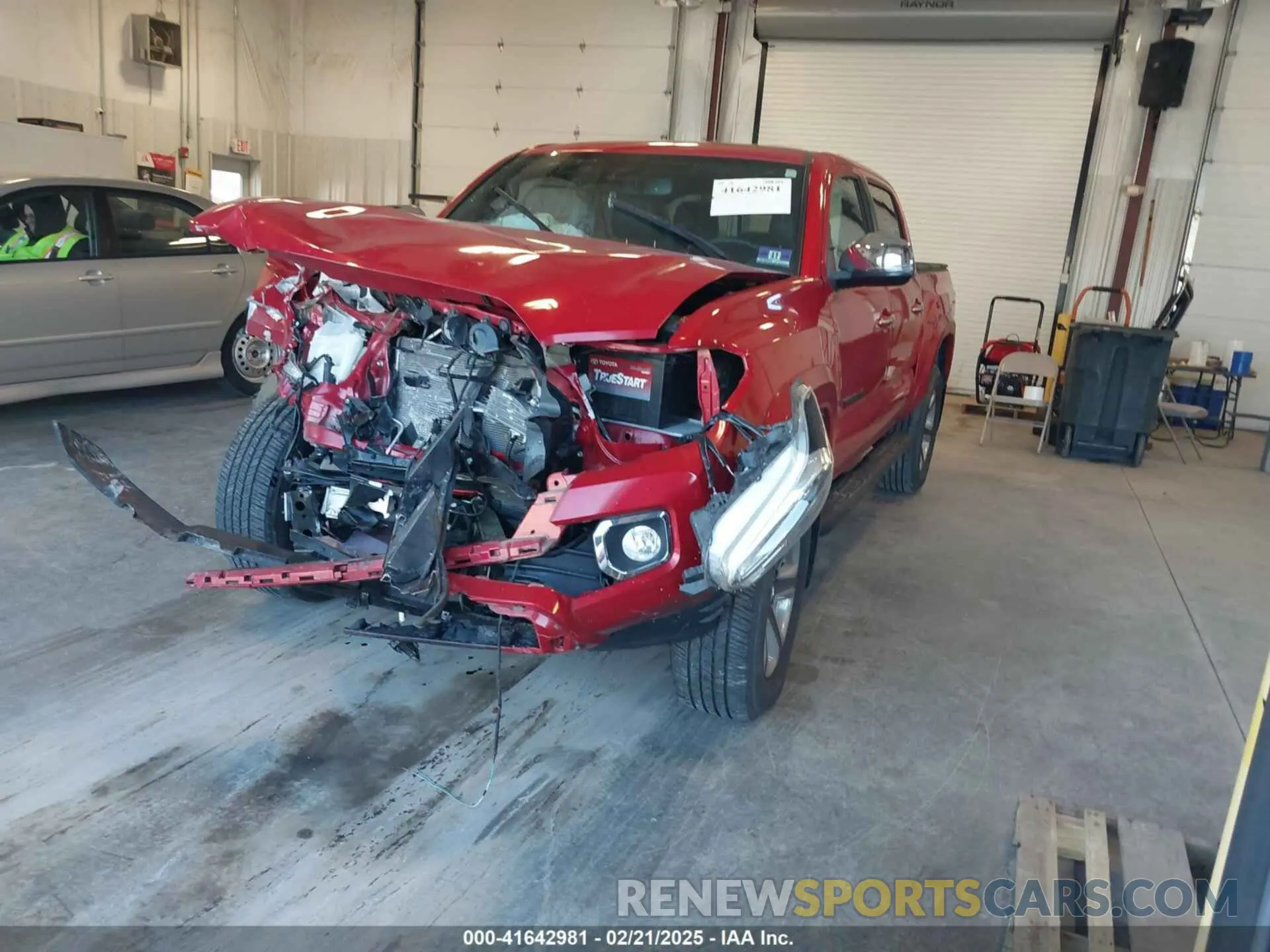 2 Photograph of a damaged car 3TMGZ5AN5KM270398 TOYOTA TACOMA 2019