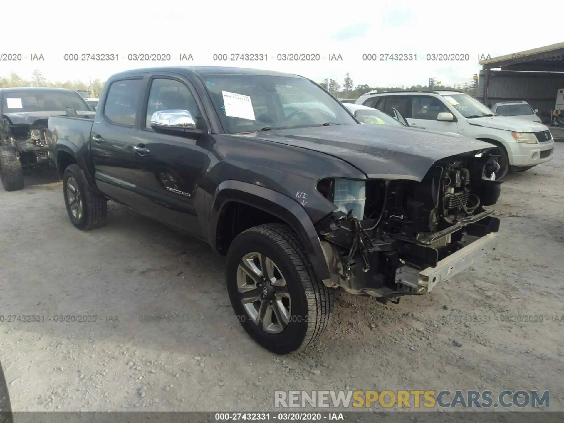 1 Photograph of a damaged car 3TMGZ5AN7KM215290 TOYOTA TACOMA 2019