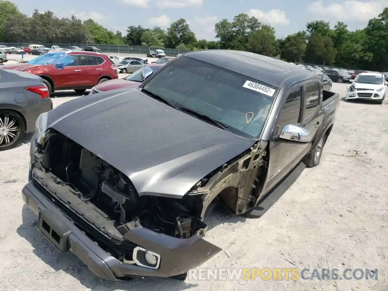 2 Photograph of a damaged car 3TMGZ5AN7KM278423 TOYOTA TACOMA 2019