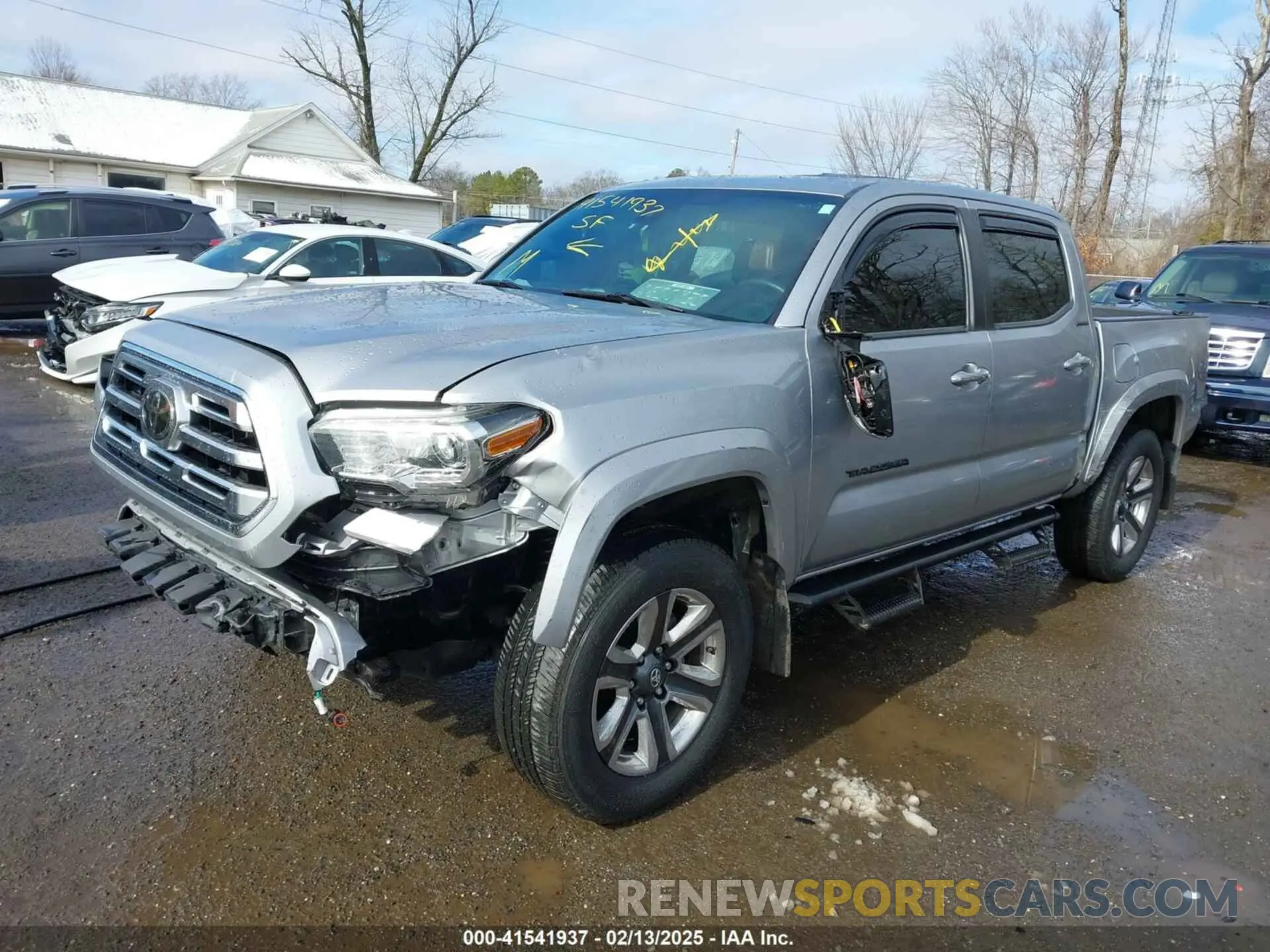 2 Photograph of a damaged car 3TMGZ5AN7KM287140 TOYOTA TACOMA 2019