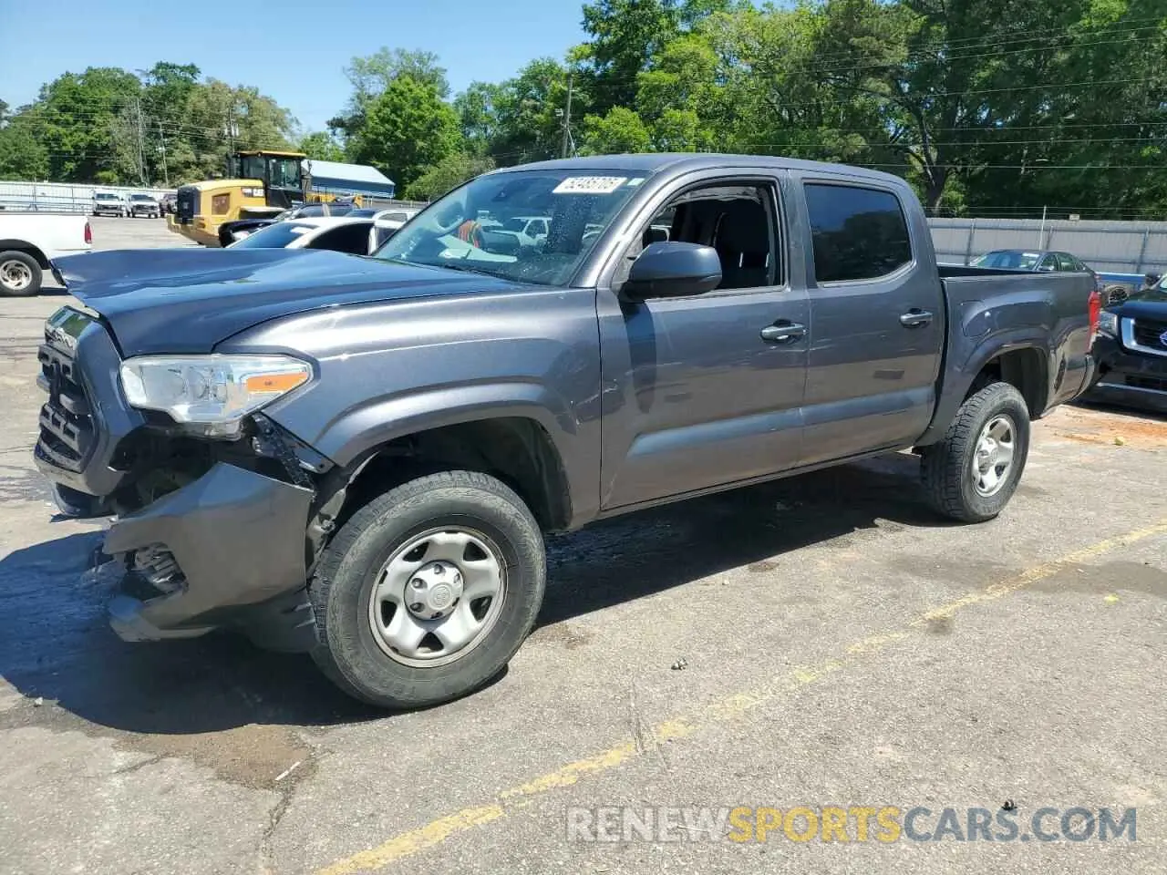 1 Photograph of a damaged car 5TFAX5GN0KX149761 TOYOTA TACOMA 2019