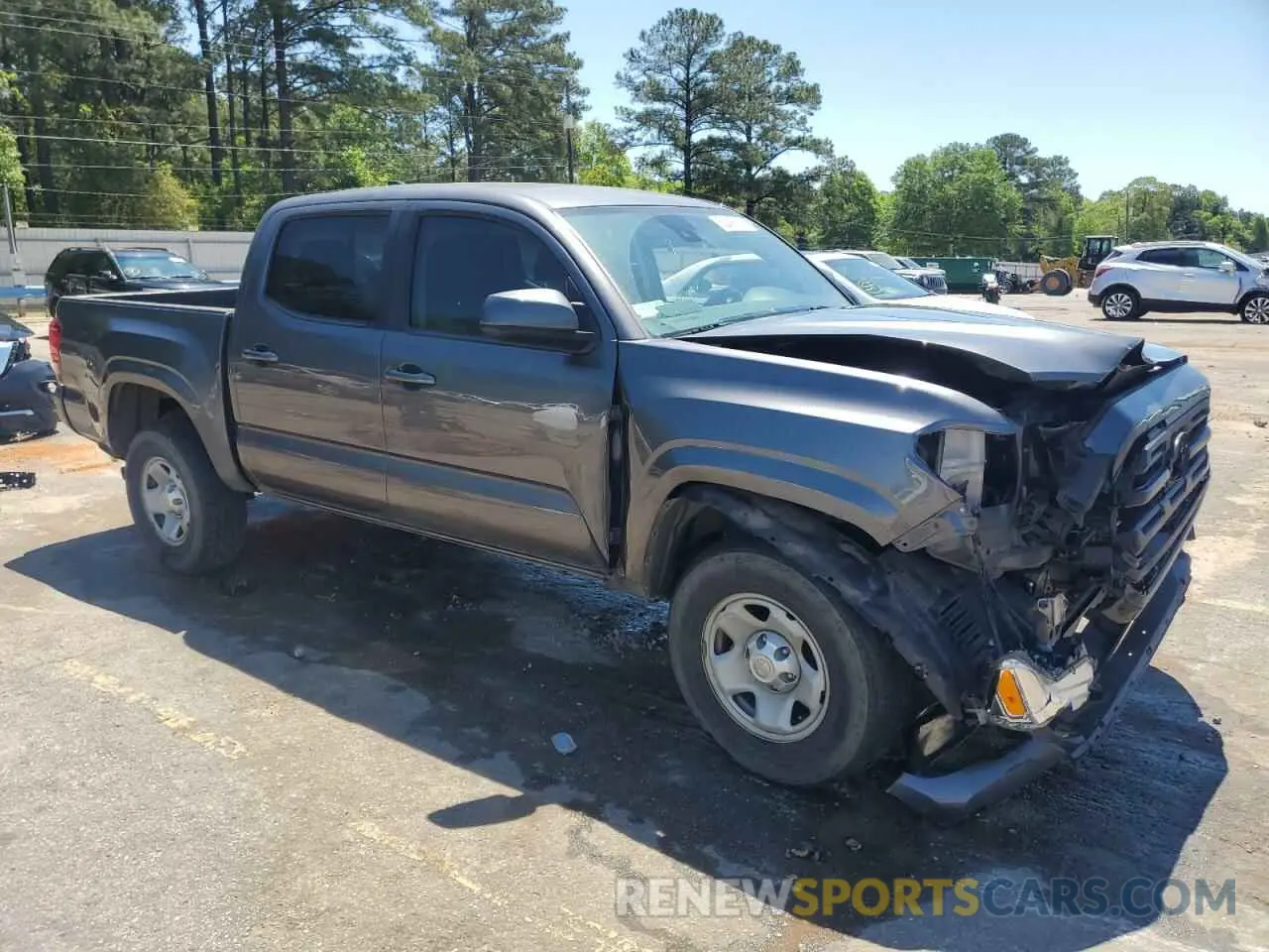 4 Photograph of a damaged car 5TFAX5GN0KX149761 TOYOTA TACOMA 2019
