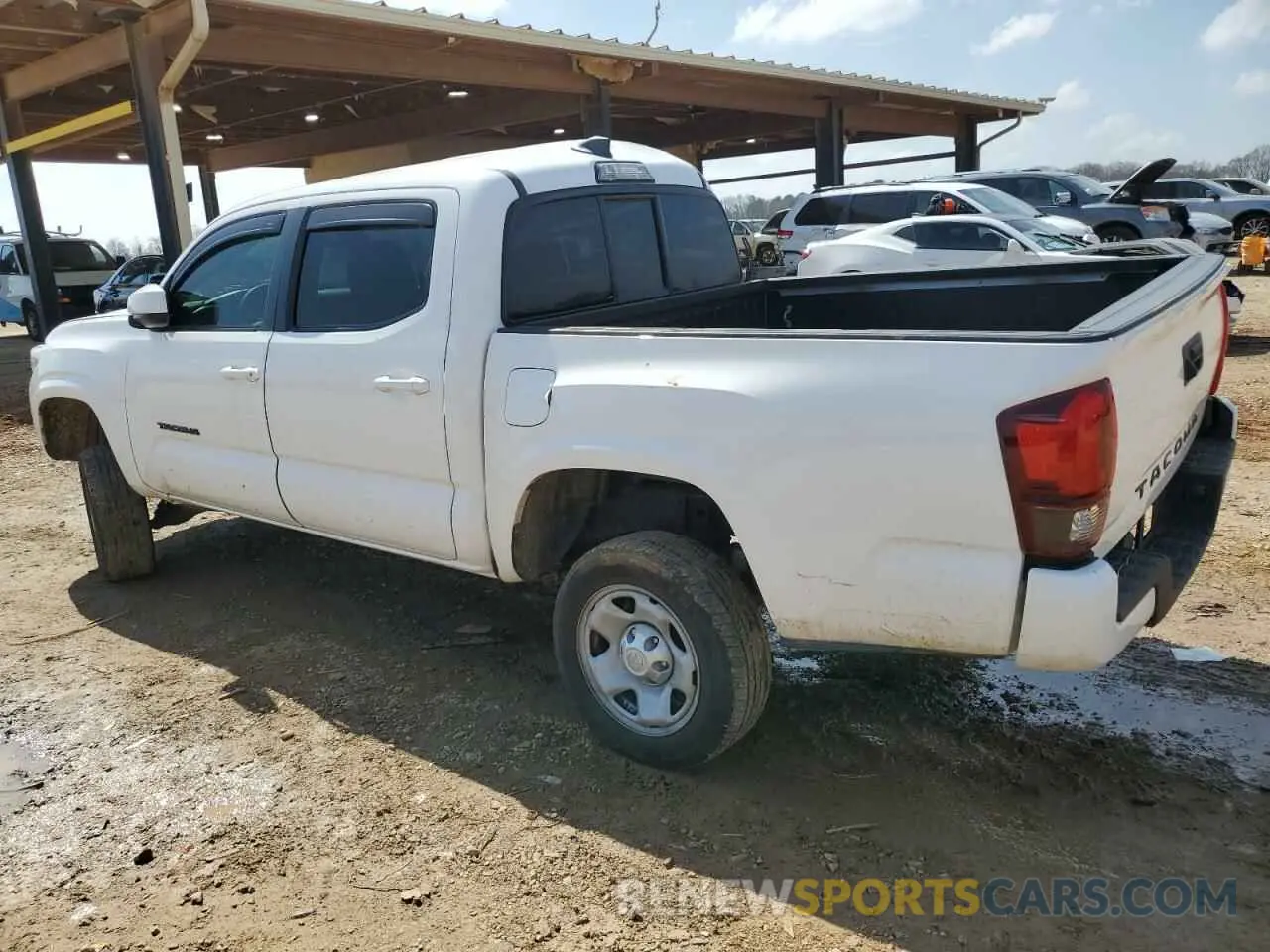 2 Photograph of a damaged car 5TFAX5GN0KX155267 TOYOTA TACOMA 2019