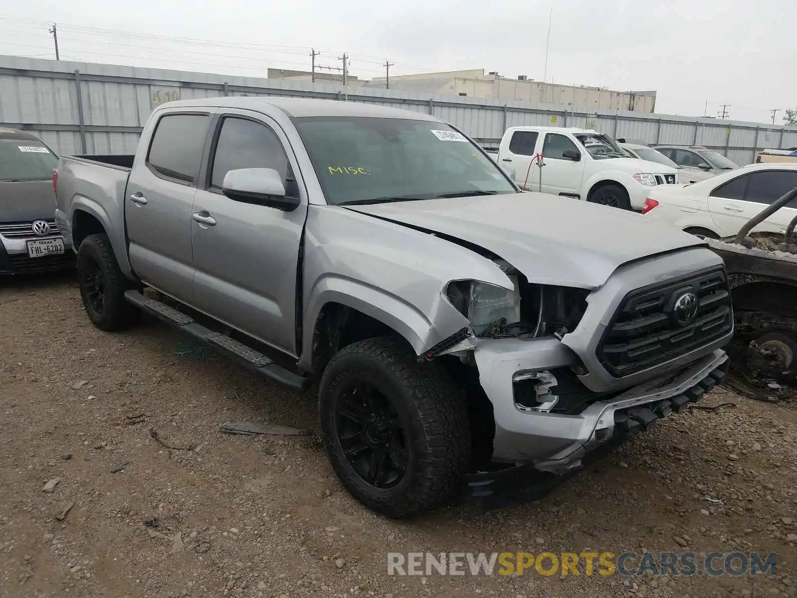 1 Photograph of a damaged car 5TFAX5GN1KX134847 TOYOTA TACOMA 2019