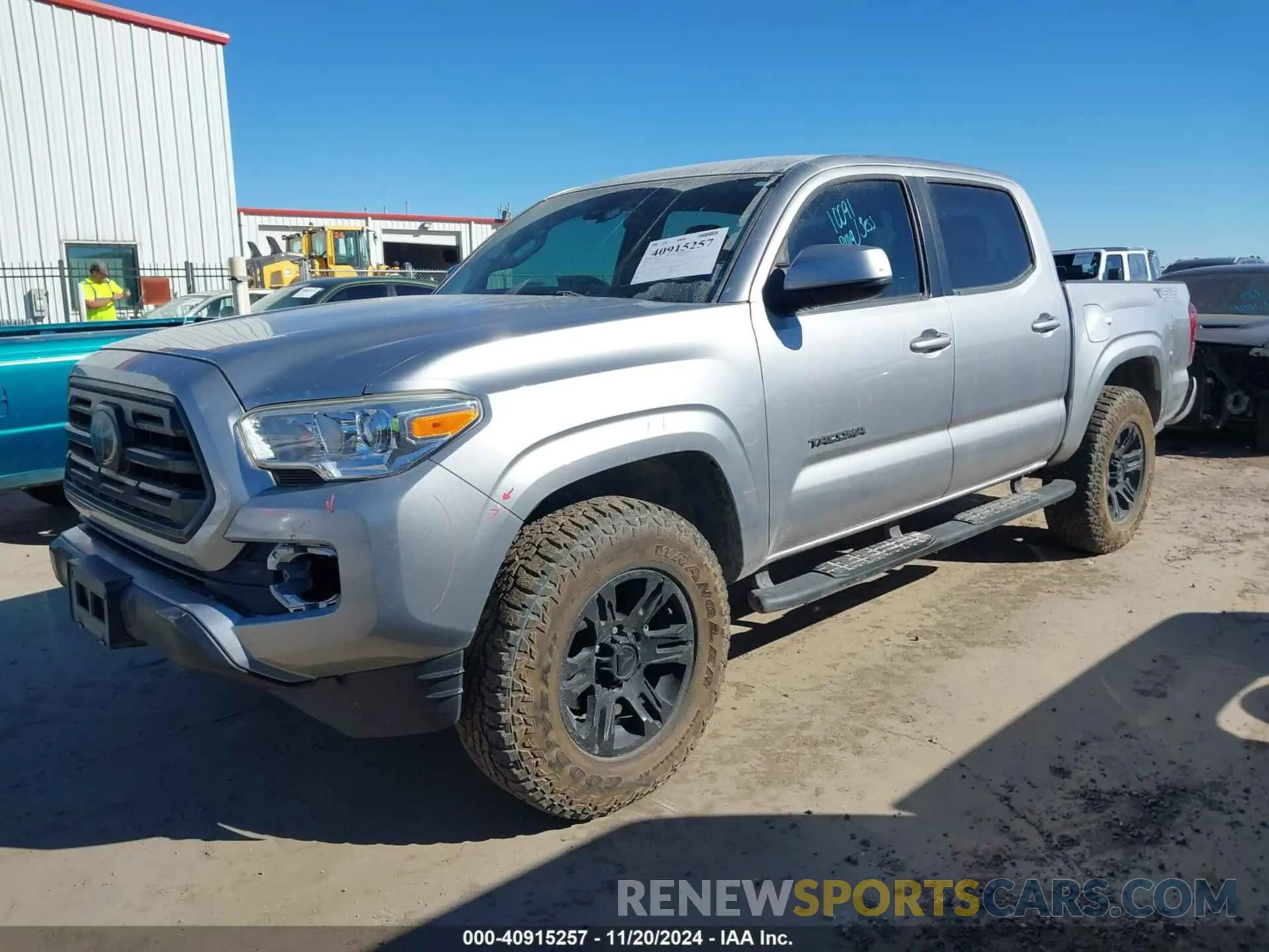 2 Photograph of a damaged car 5TFAX5GN1KX137621 TOYOTA TACOMA 2019