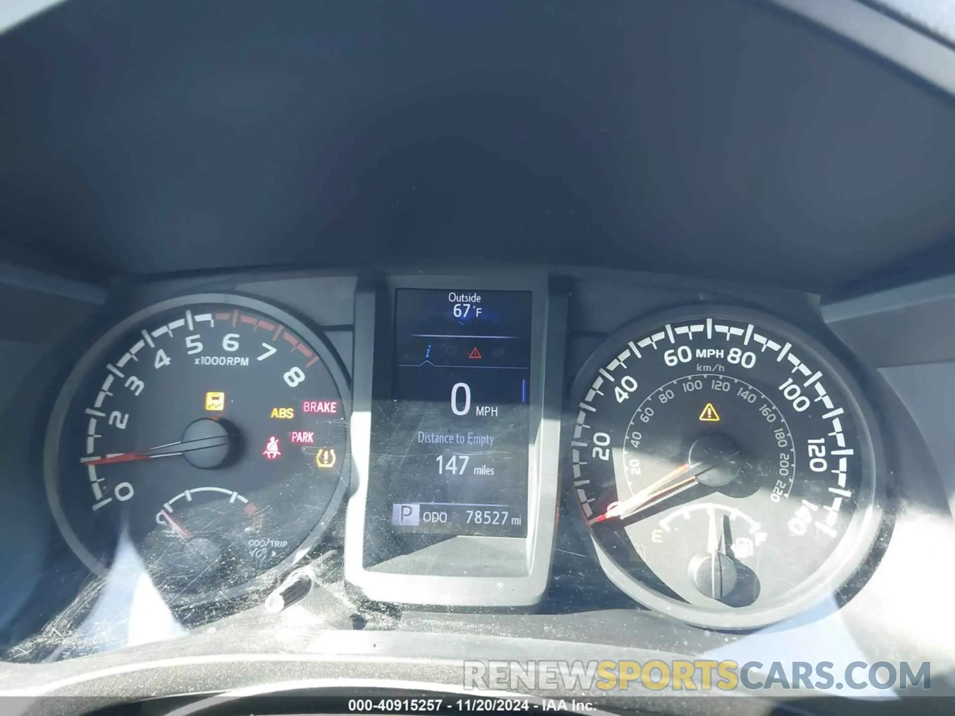 7 Photograph of a damaged car 5TFAX5GN1KX137621 TOYOTA TACOMA 2019