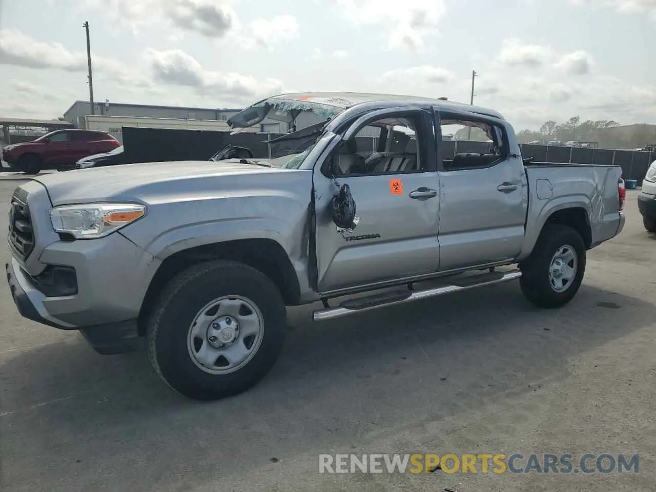 1 Photograph of a damaged car 5TFAX5GN1KX156203 TOYOTA TACOMA 2019