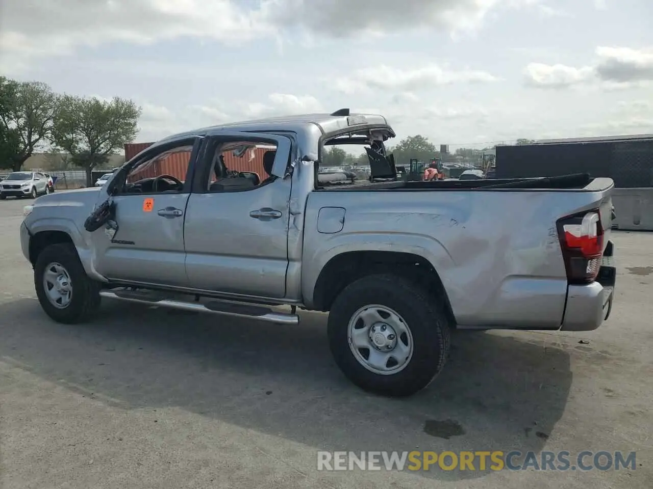 2 Photograph of a damaged car 5TFAX5GN1KX156203 TOYOTA TACOMA 2019