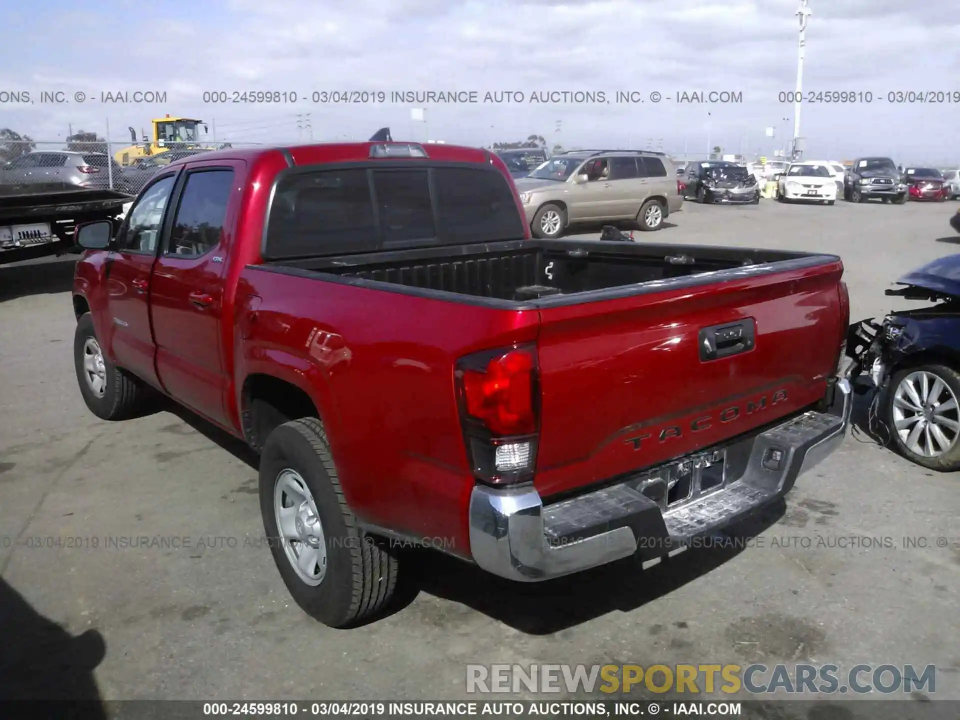 3 Photograph of a damaged car 5TFAX5GN2KX134243 TOYOTA TACOMA 2019