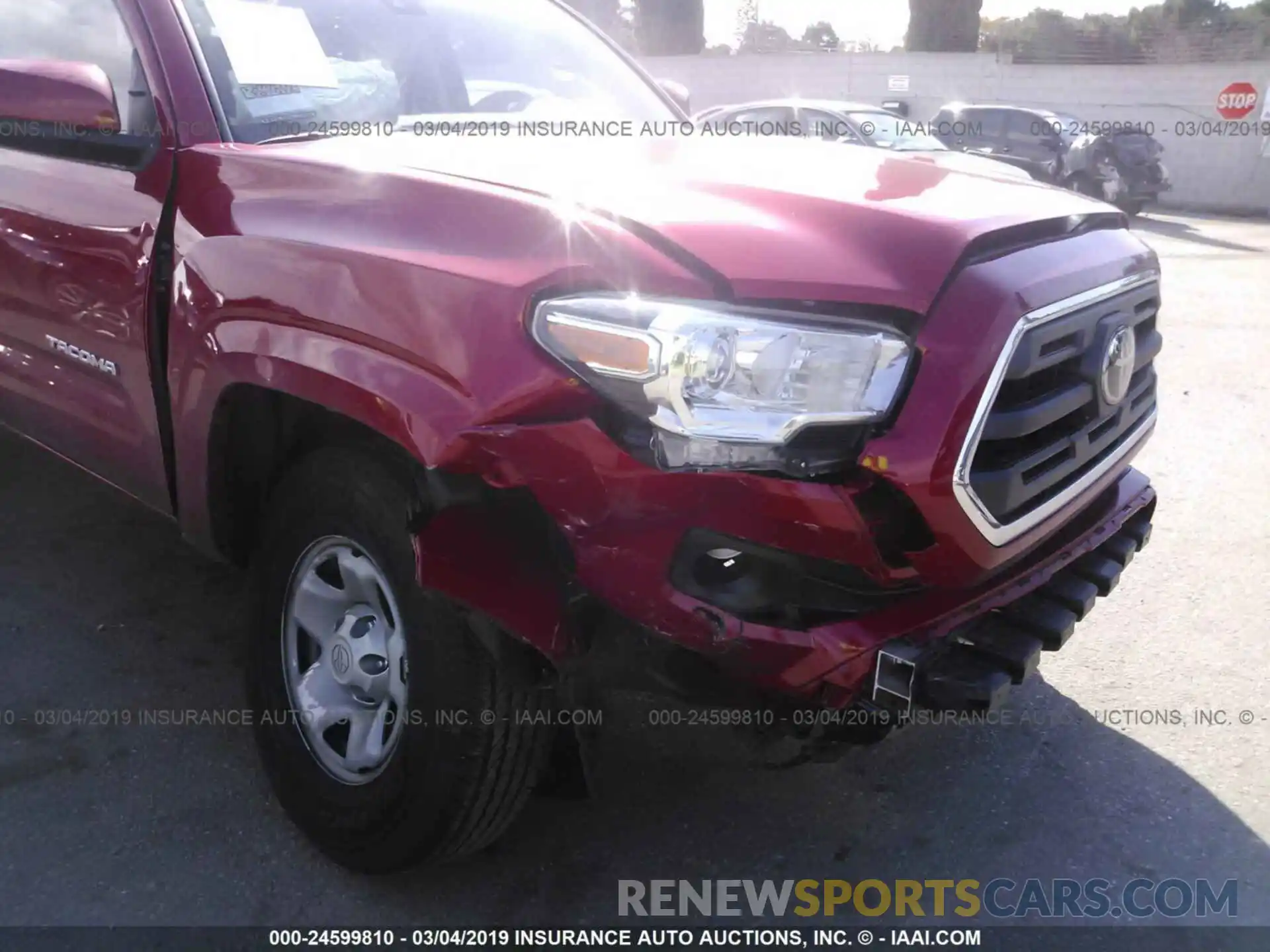 6 Photograph of a damaged car 5TFAX5GN2KX134243 TOYOTA TACOMA 2019