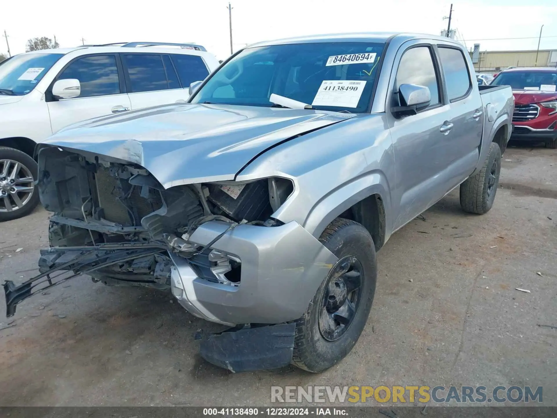 2 Photograph of a damaged car 5TFAX5GN2KX137952 TOYOTA TACOMA 2019