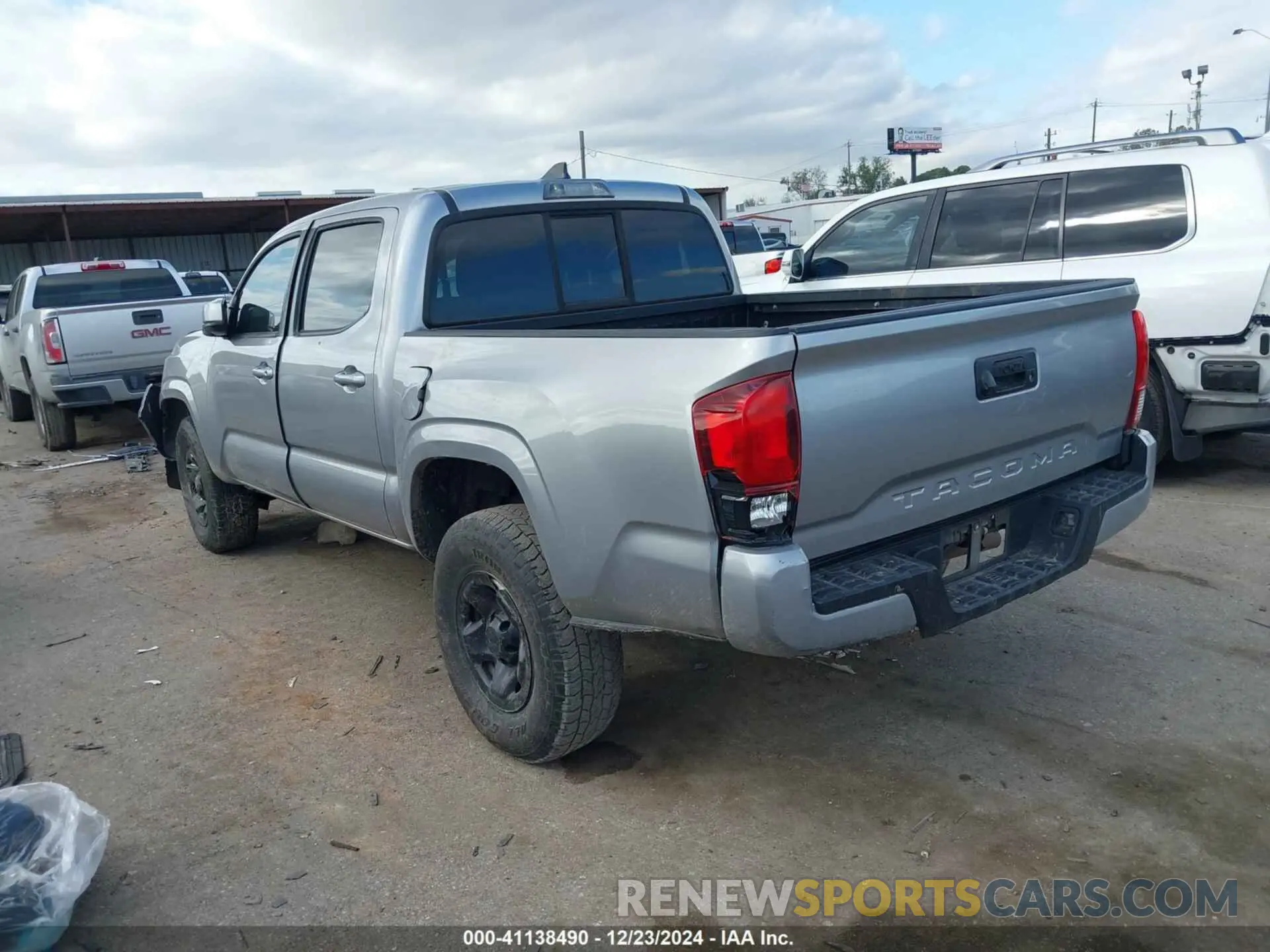 3 Photograph of a damaged car 5TFAX5GN2KX137952 TOYOTA TACOMA 2019