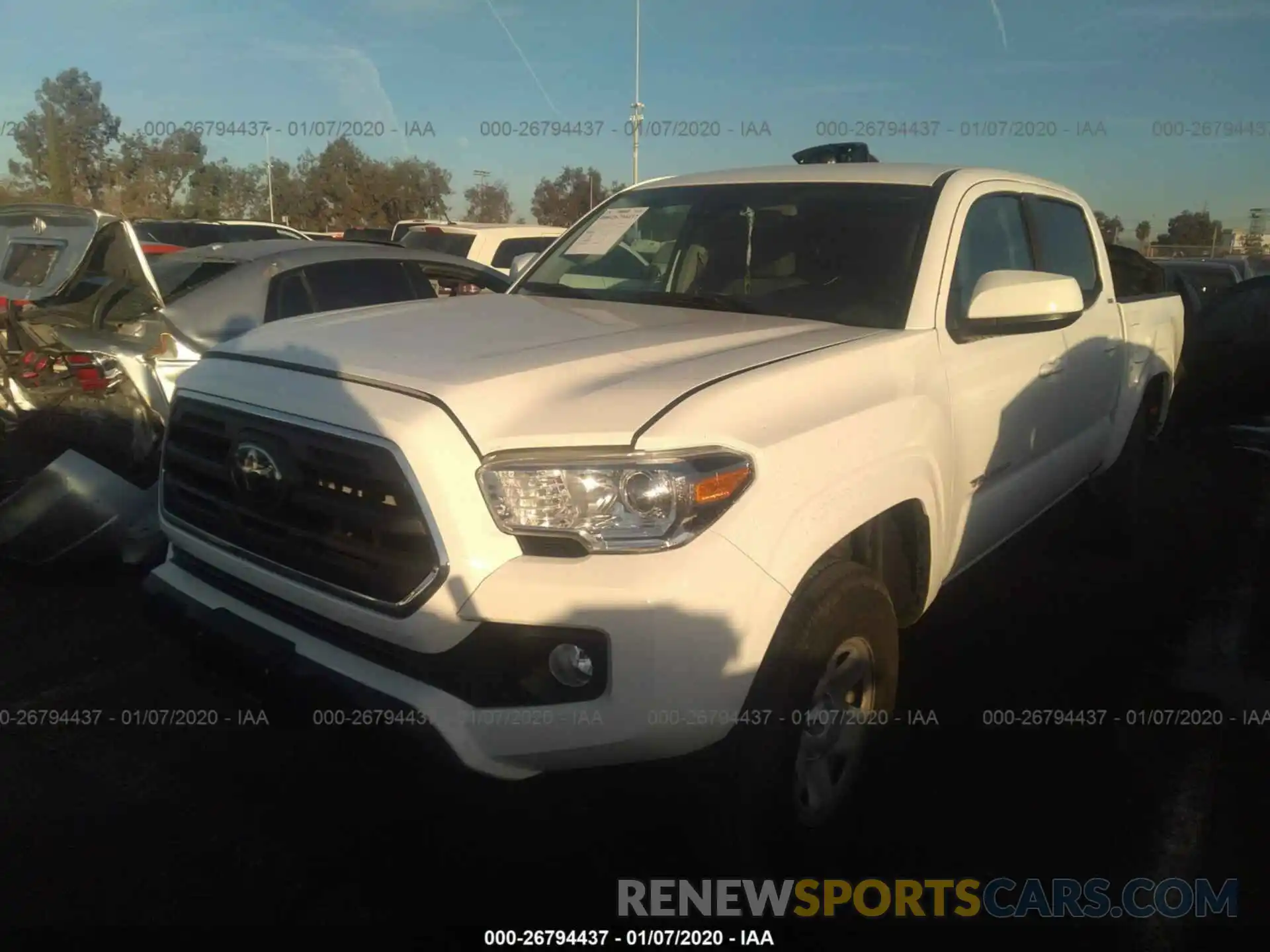 2 Photograph of a damaged car 5TFAX5GN2KX154184 TOYOTA TACOMA 2019