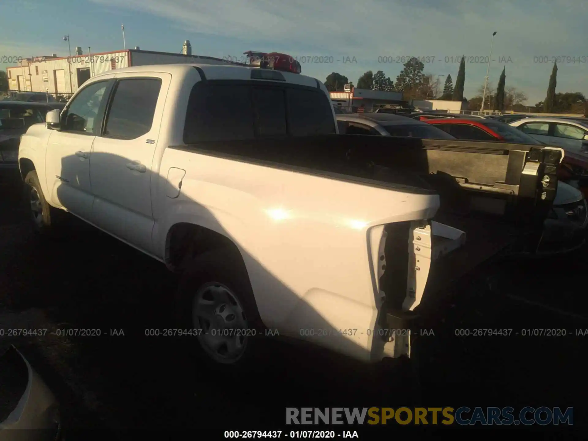 3 Photograph of a damaged car 5TFAX5GN2KX154184 TOYOTA TACOMA 2019