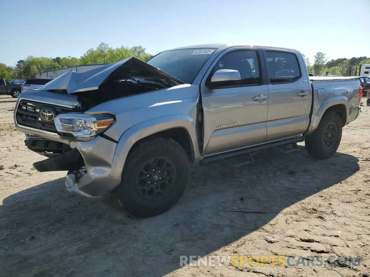 1 Photograph of a damaged car 5TFAX5GN2KX155755 TOYOTA TACOMA 2019