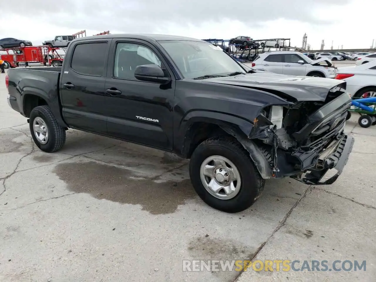 4 Photograph of a damaged car 5TFAX5GN3KX137572 TOYOTA TACOMA 2019
