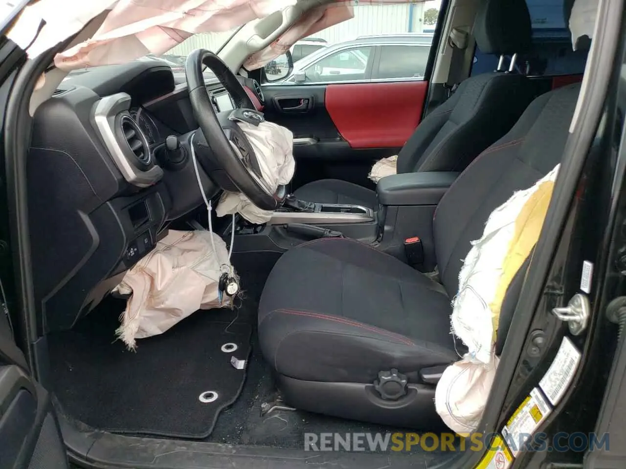 7 Photograph of a damaged car 5TFAX5GN3KX137572 TOYOTA TACOMA 2019