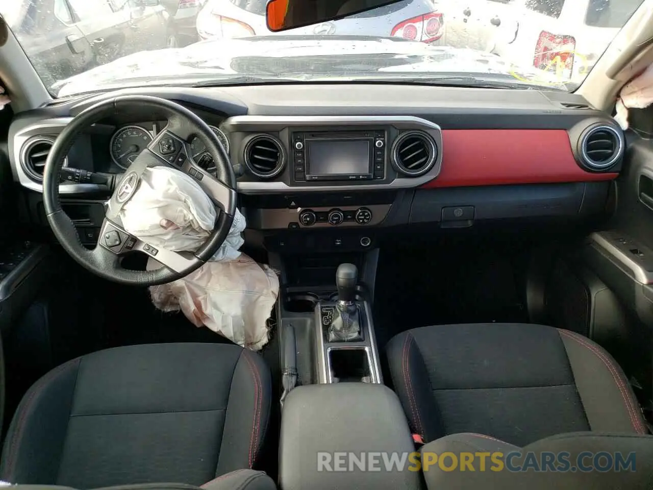 8 Photograph of a damaged car 5TFAX5GN3KX137572 TOYOTA TACOMA 2019