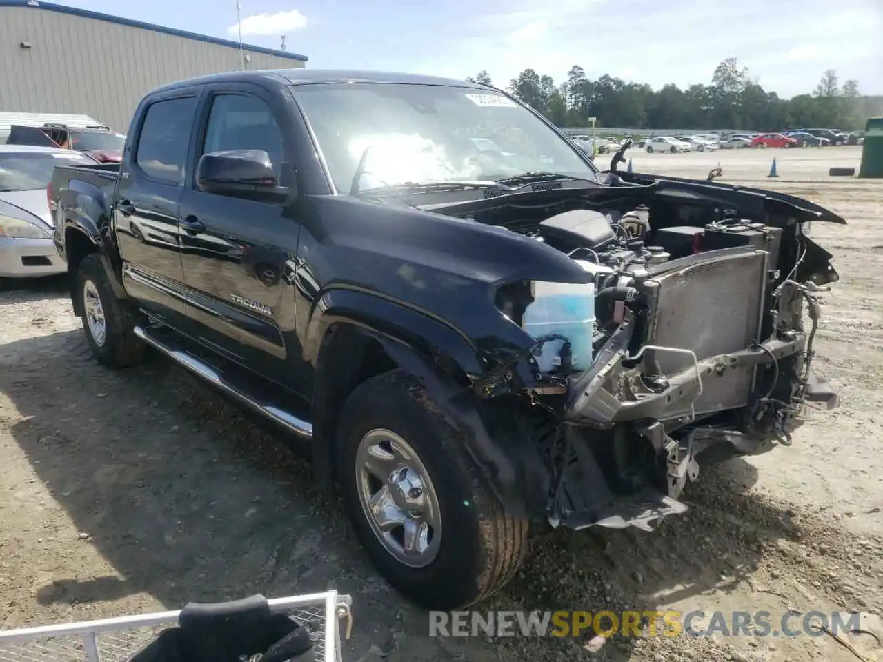 1 Photograph of a damaged car 5TFAX5GN3KX138639 TOYOTA TACOMA 2019