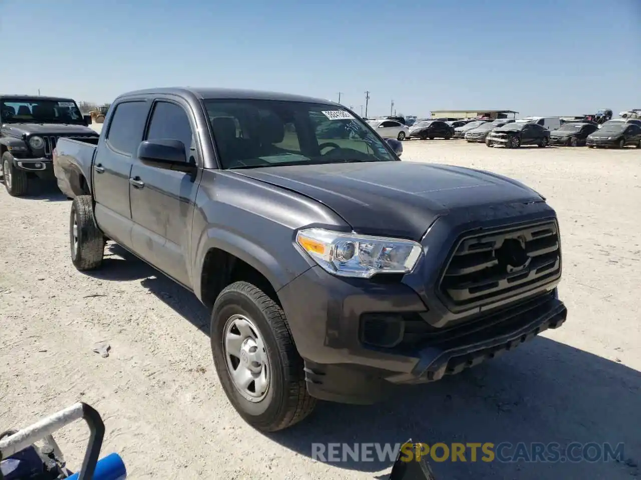 1 Photograph of a damaged car 5TFAX5GN3KX165047 TOYOTA TACOMA 2019