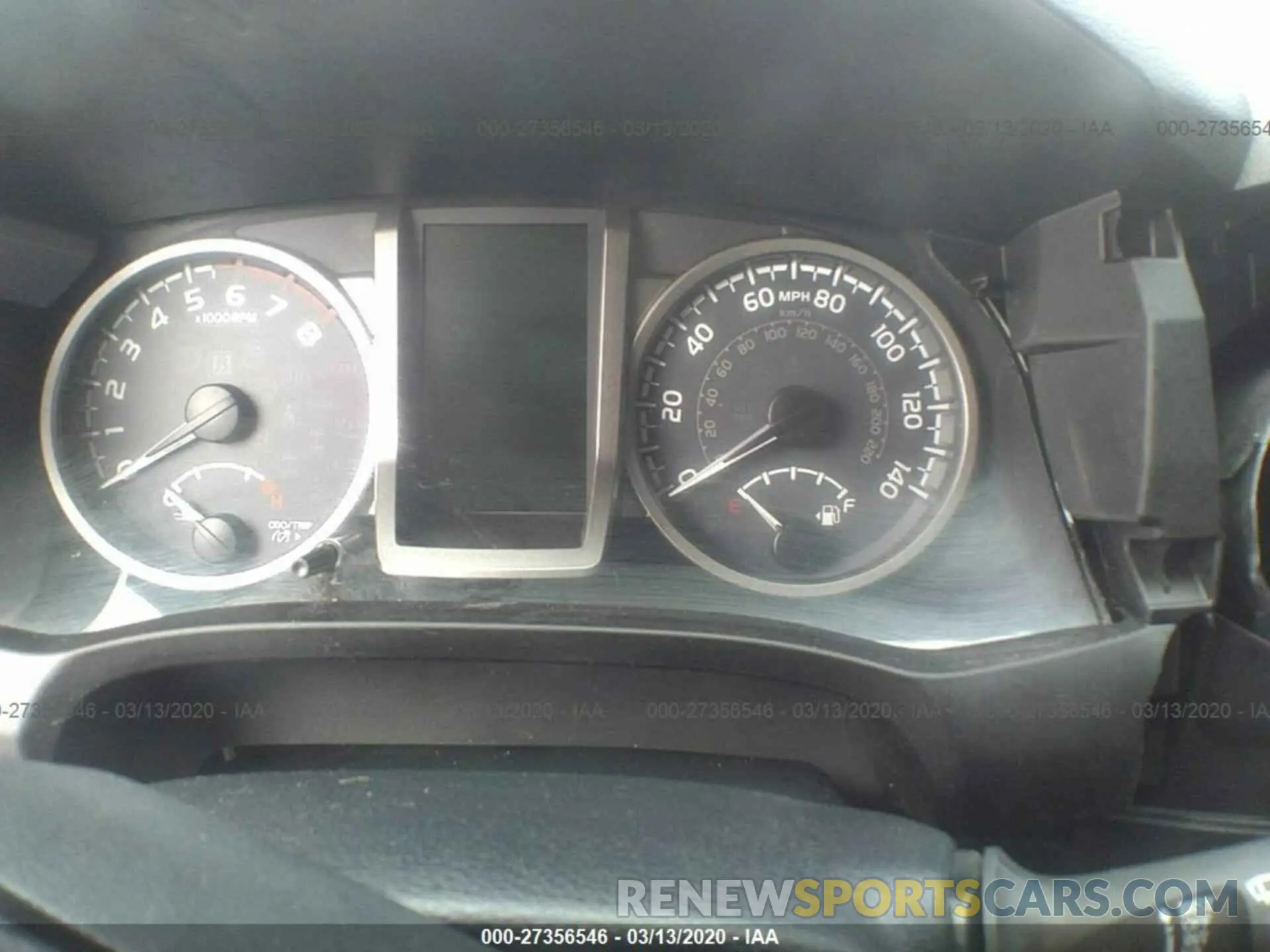 7 Photograph of a damaged car 5TFAX5GN4KX137113 TOYOTA TACOMA 2019