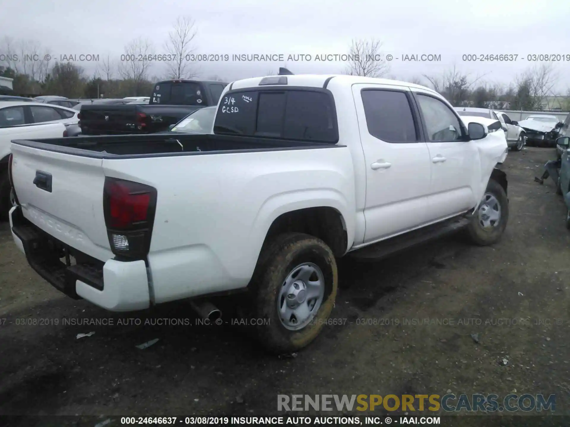 4 Photograph of a damaged car 5TFAX5GN4KX138309 TOYOTA TACOMA 2019