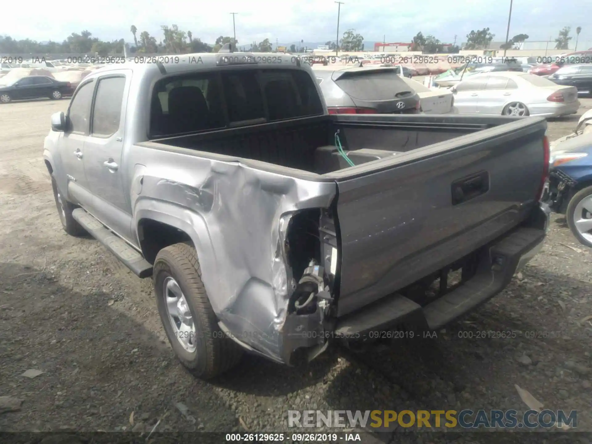 3 Photograph of a damaged car 5TFAX5GN4KX139007 TOYOTA TACOMA 2019