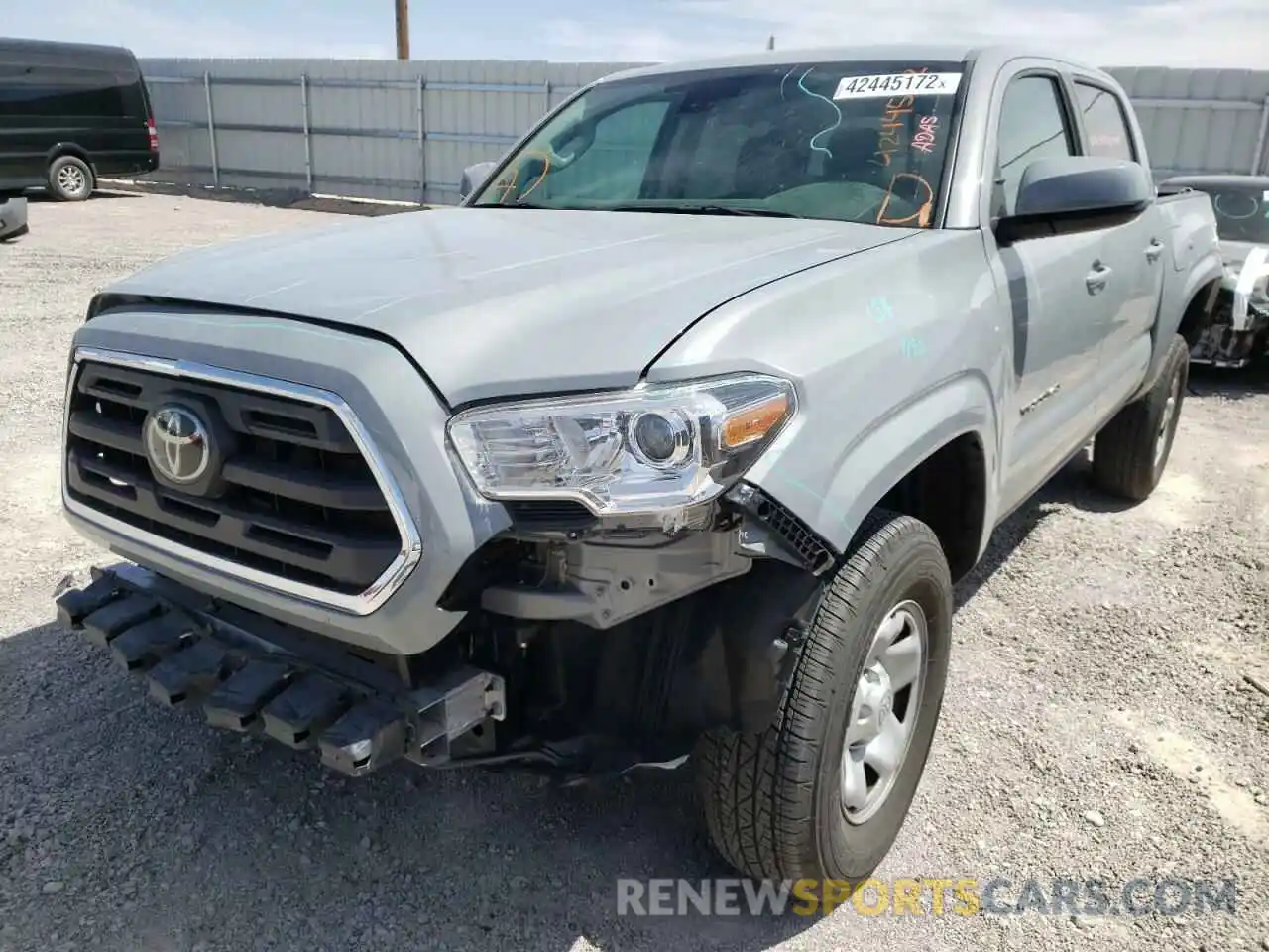 2 Photograph of a damaged car 5TFAX5GN4KX141923 TOYOTA TACOMA 2019